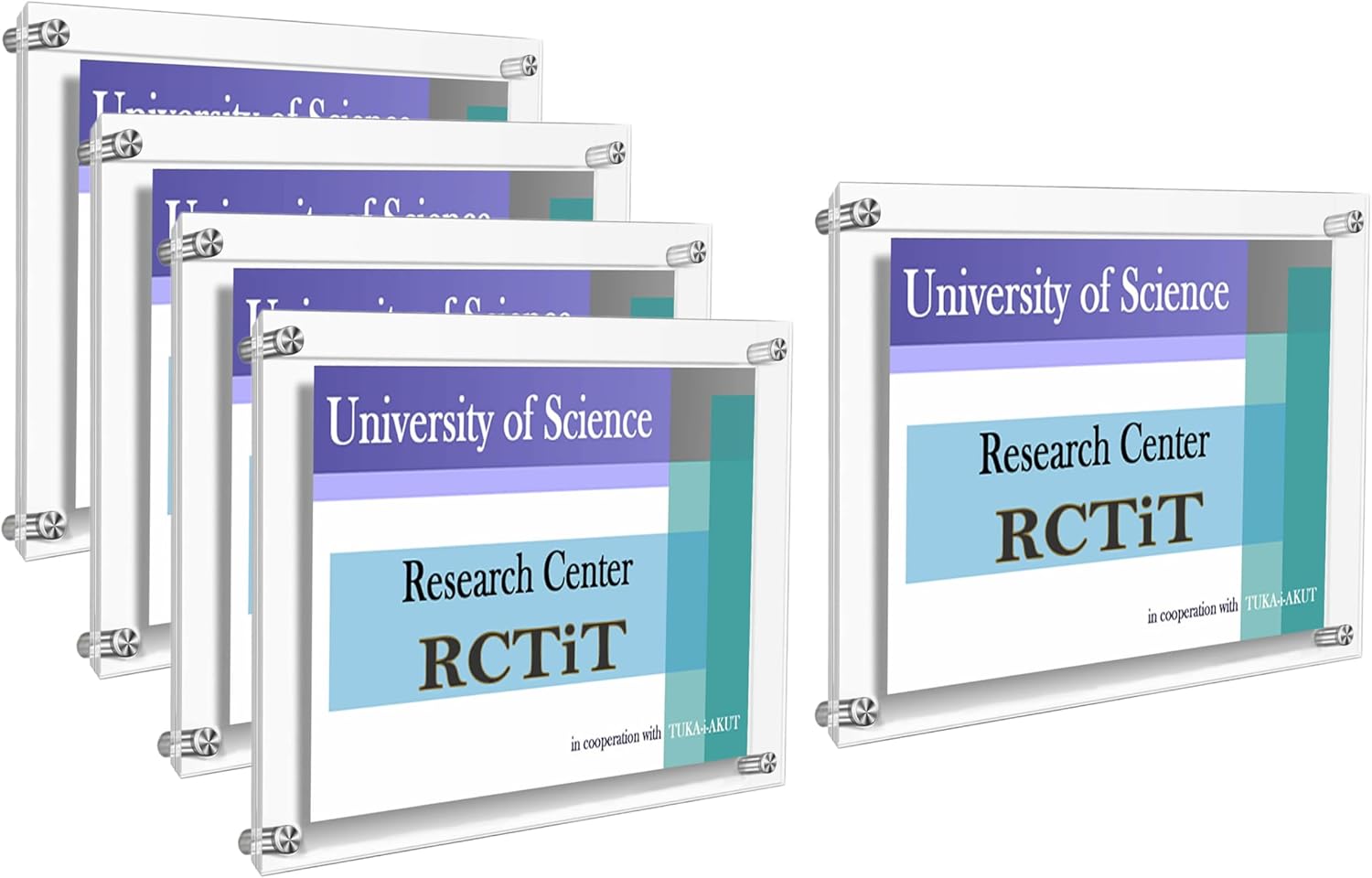 Tuka-i-akut 5X Cornice Display da Parete per A3 - immagine 1