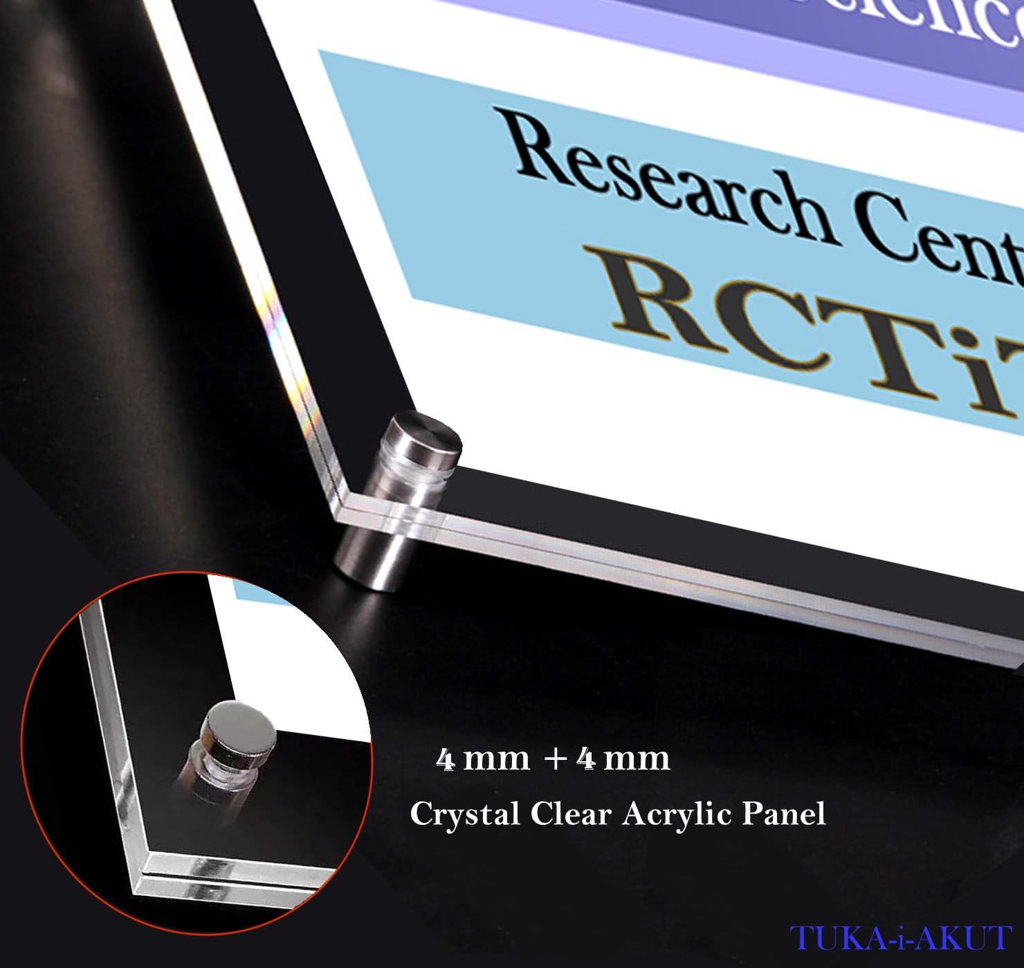 Tuka-i-akut 5X Cornice Display da Parete per A3 - immagine 3