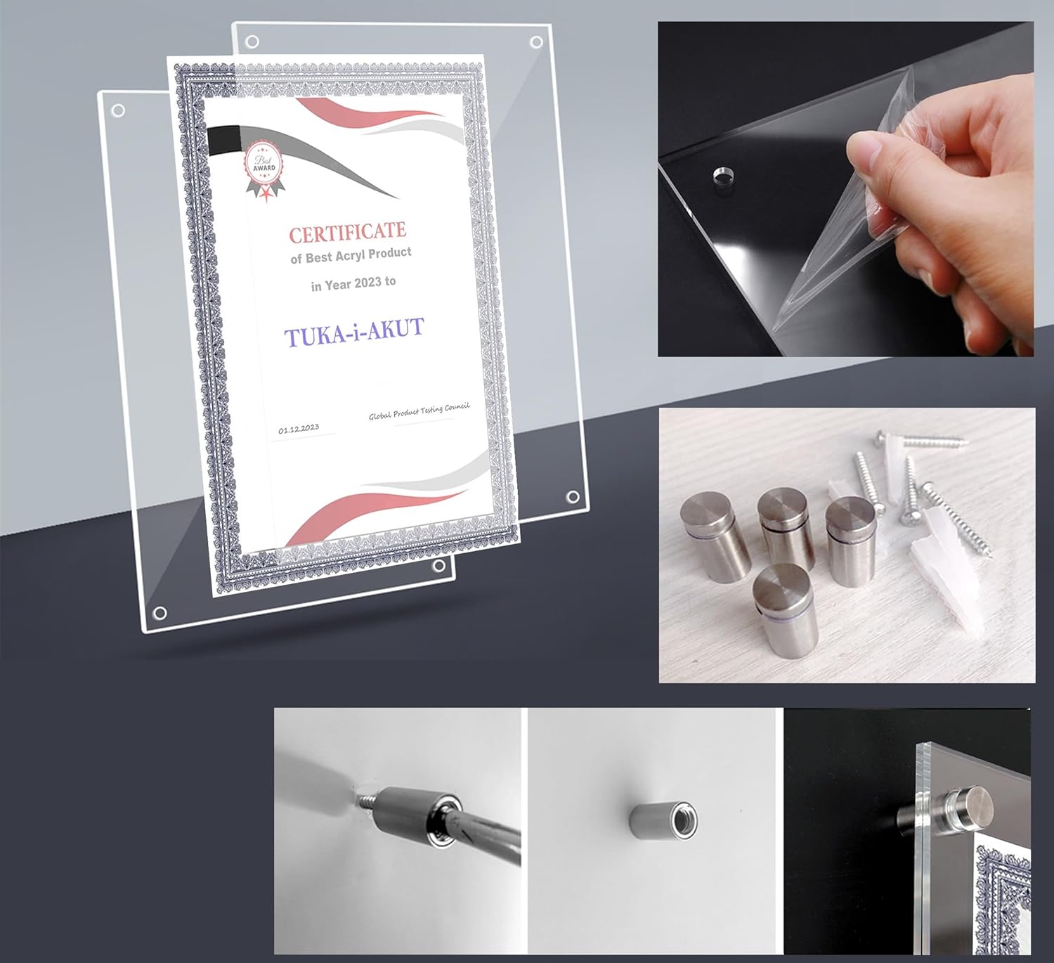 Tuka-i-akut 5X Cornice Display da Parete per A3 - immagine 6