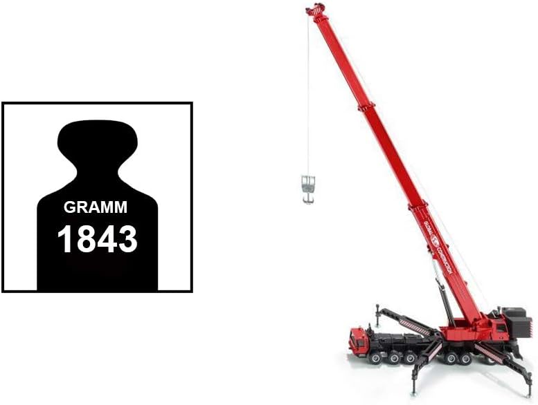 Siku 4311 - Gru Gigante Mega Lifter 1:55, Rosso - immagine 6