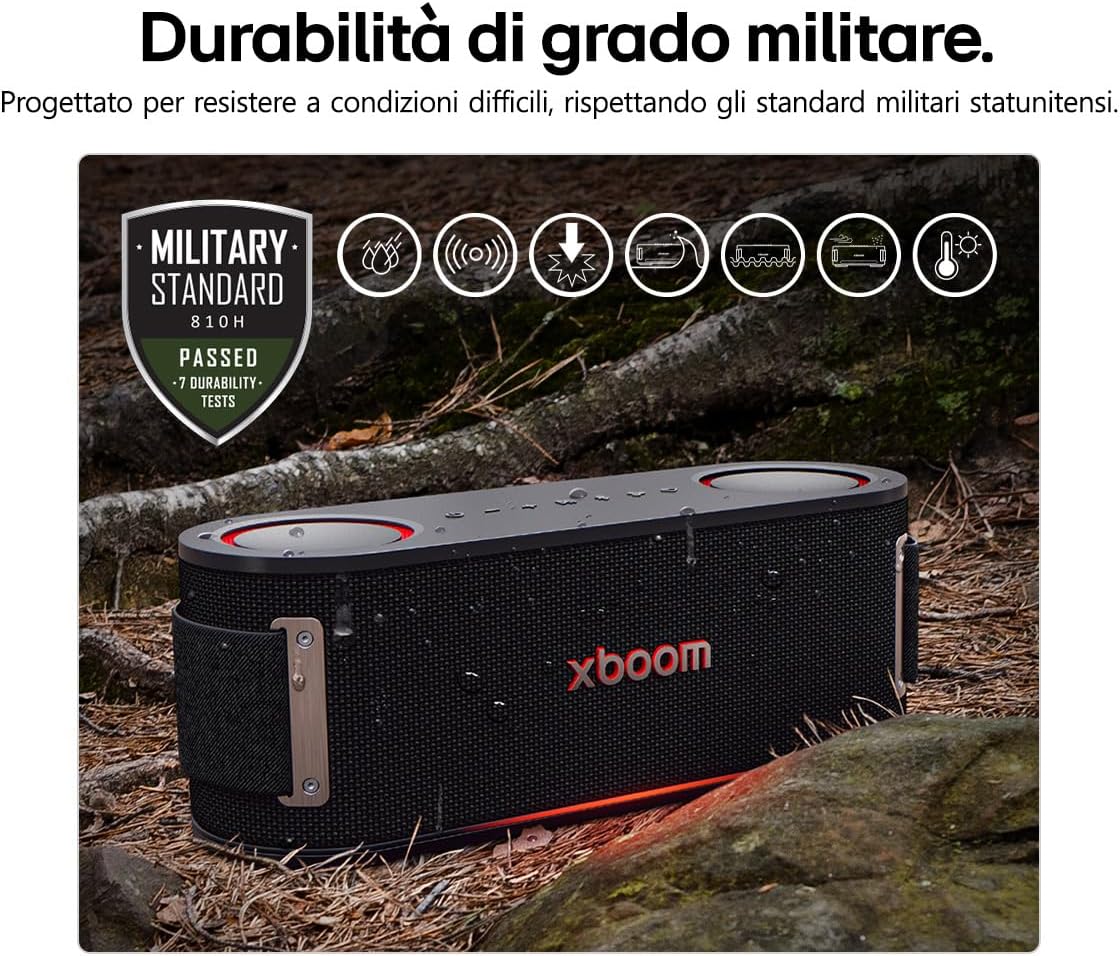 Lg xboom Bounce - Speaker Bluetooth Portatile 30h - immagine 5