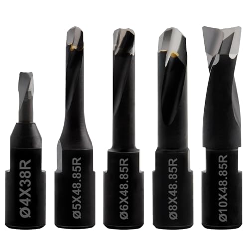 Fresa per Domino DF500 Set 5 Pezzi D=4/5/6/8/10mm