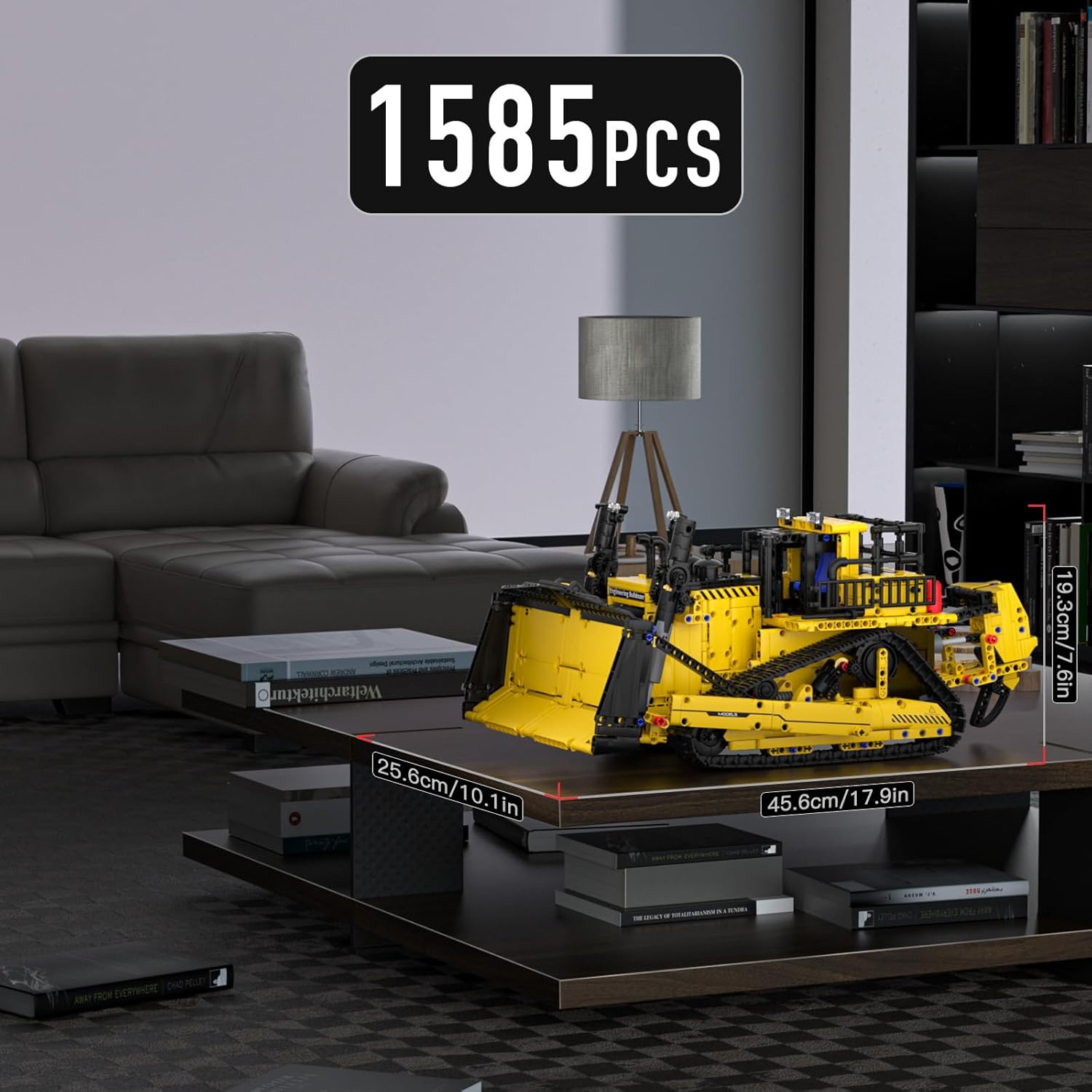 Mould King 15071 - Bulldozer Telecomandato con Motore - immagine 2