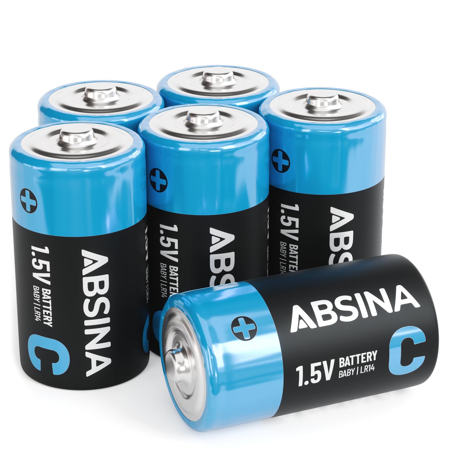 Absina 6X Pile C LR14 Alcaline 1.5V