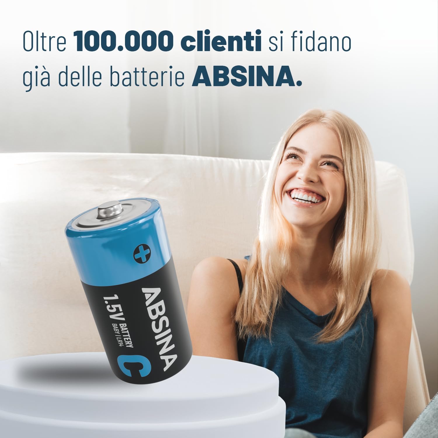 Absina 6X Pile C LR14 Alcaline 1.5V - immagine 3