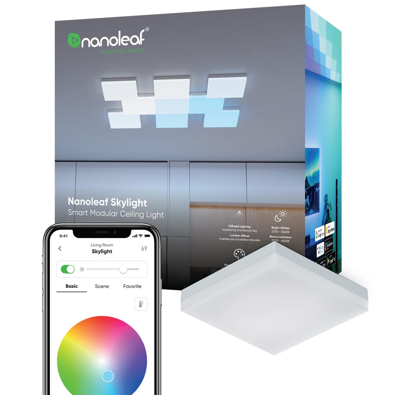 Nanoleaf Skylight Expansion Pack - Plafoniera LED RGBW