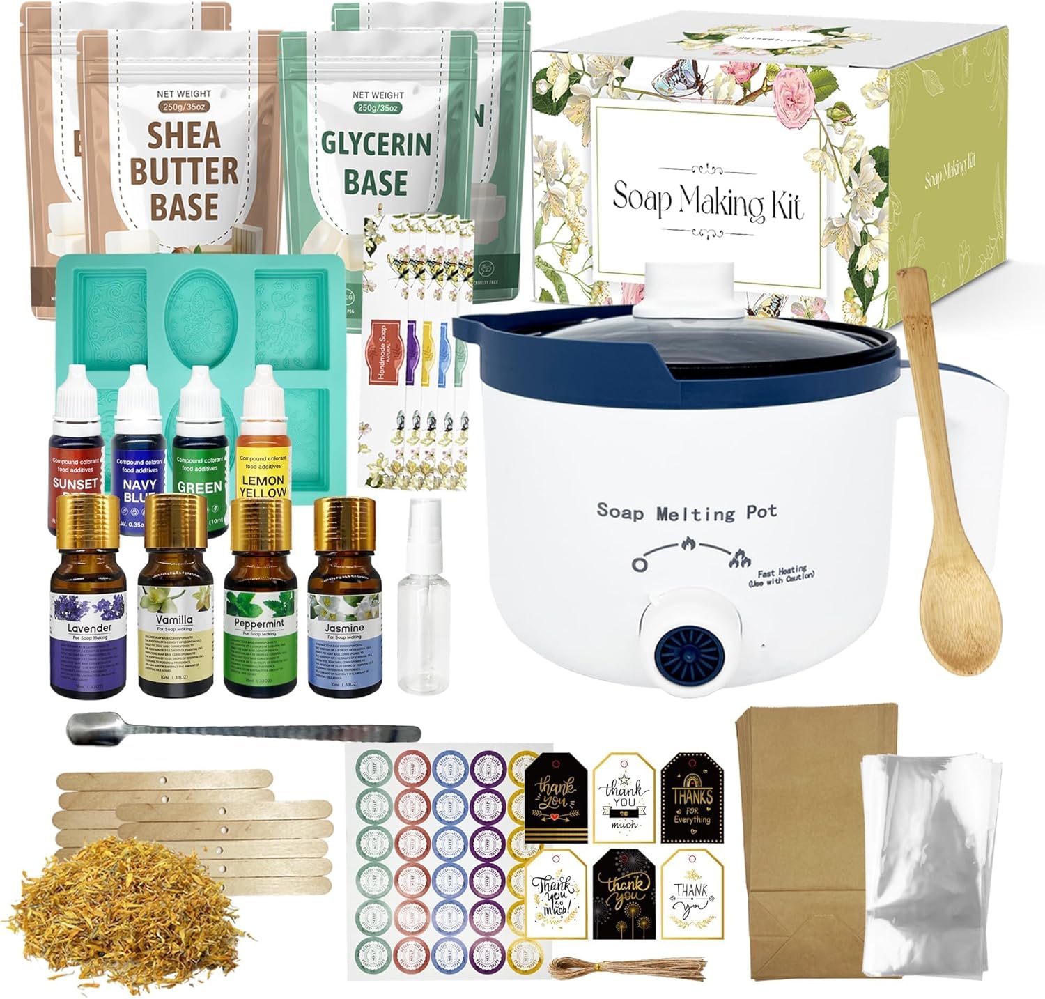 Lfisgnn Set Fai da Te per Produzione Sapone (Medio) - immagine 1