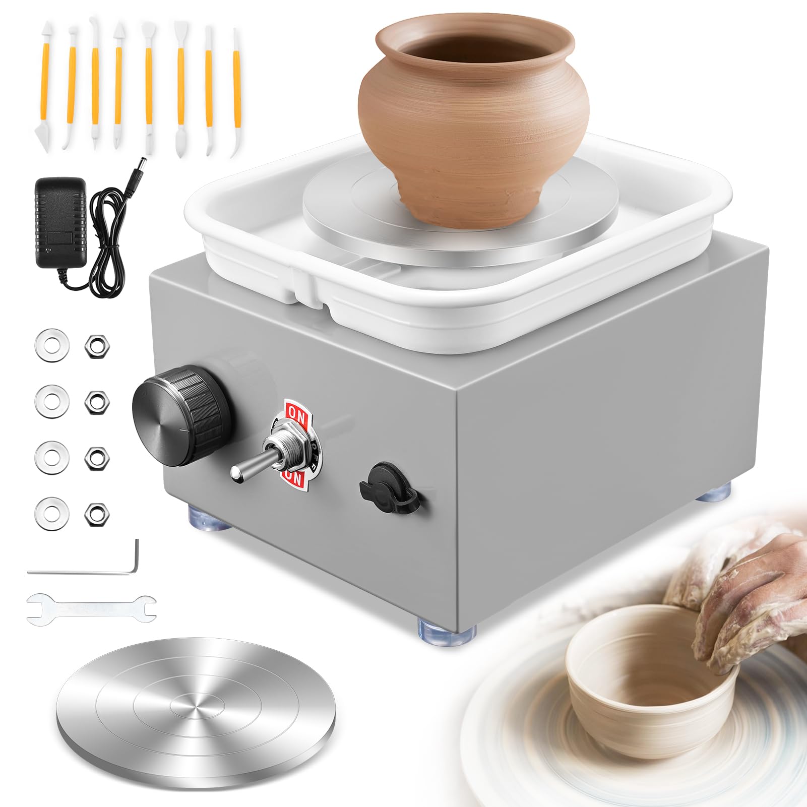 Kooeuru Tornio per Ceramica 2000 giri/min Grigio