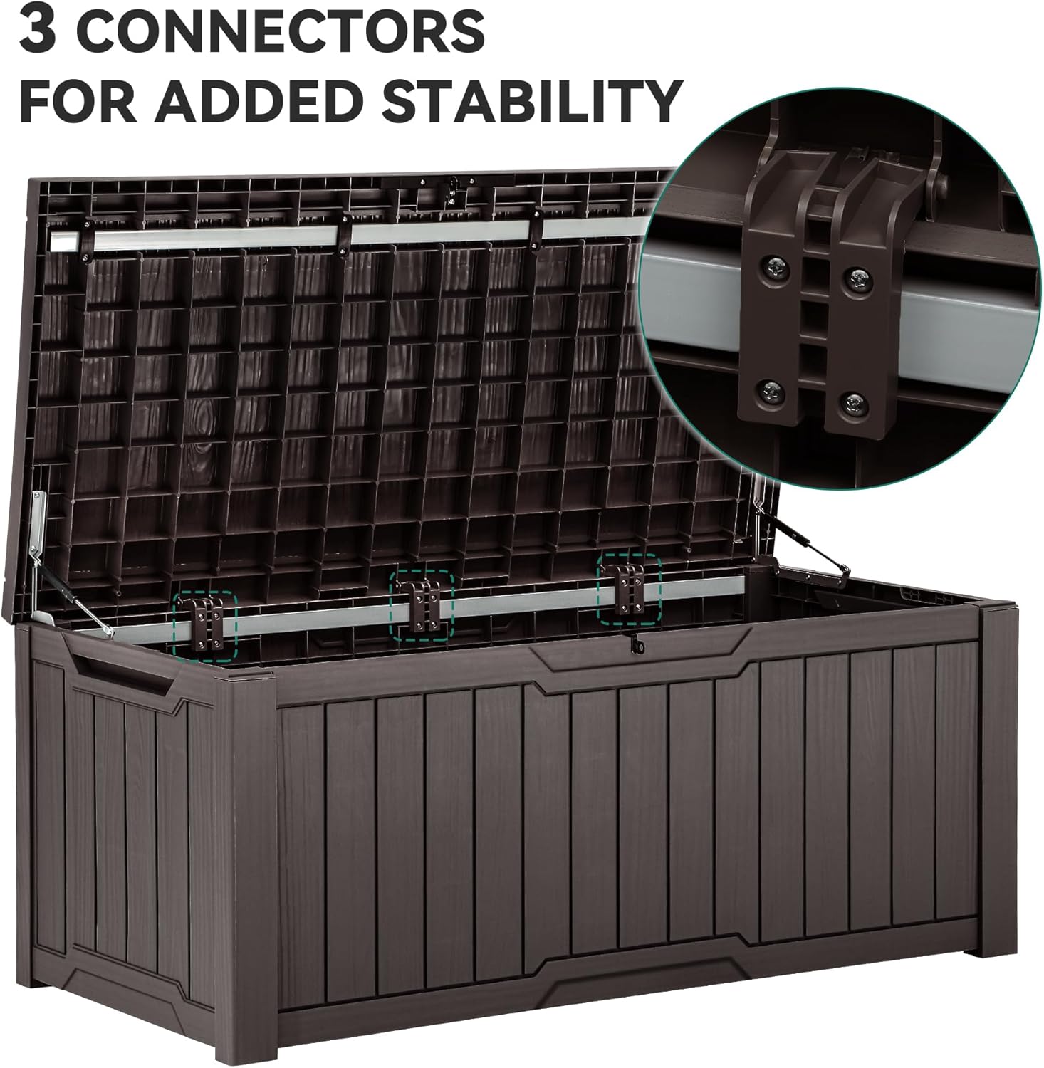 Yitahome Baule da Esterno 450L in Resina - immagine 6