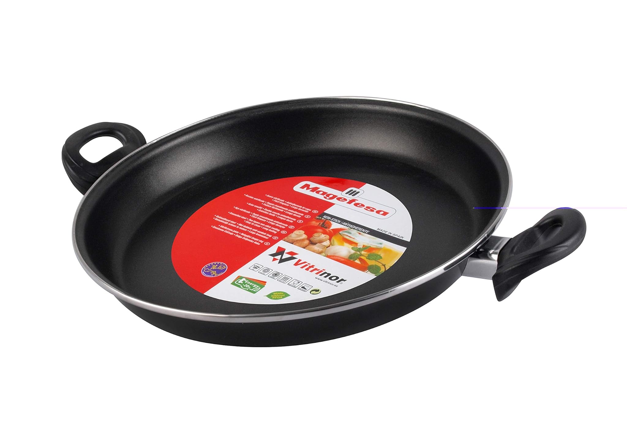 Magefesa 01101903 - Paella, Diametro 34 cm, Nero