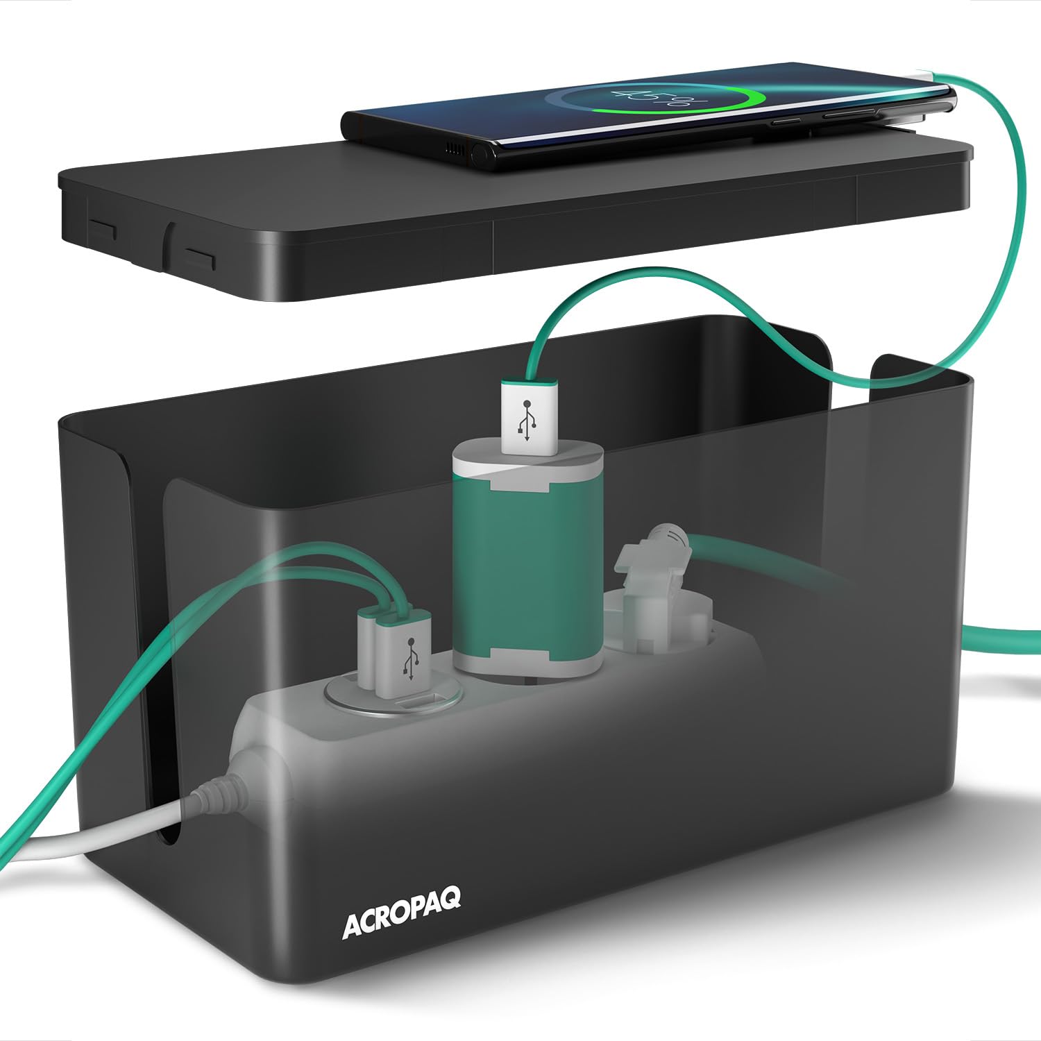 Acropaq Scatola per Cavi Grande Nera