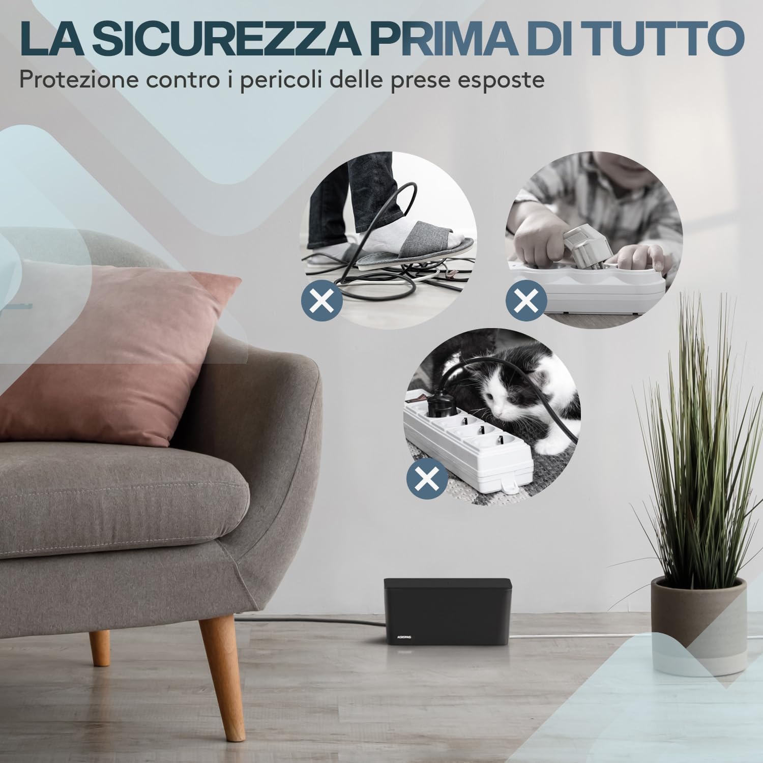 Acropaq Scatola per Cavi Grande Nera - immagine 3