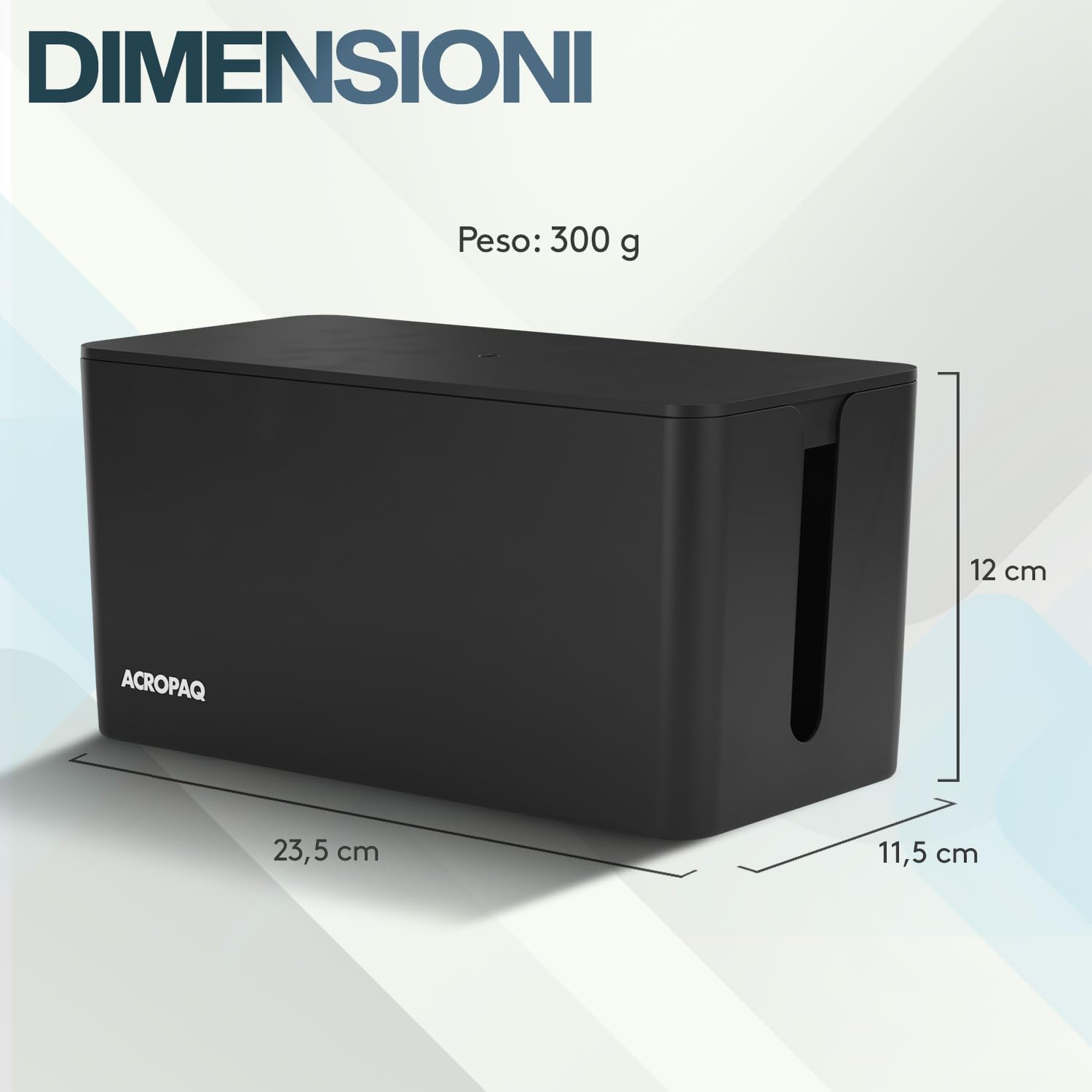 Acropaq Scatola per Cavi Grande Nera - immagine 6