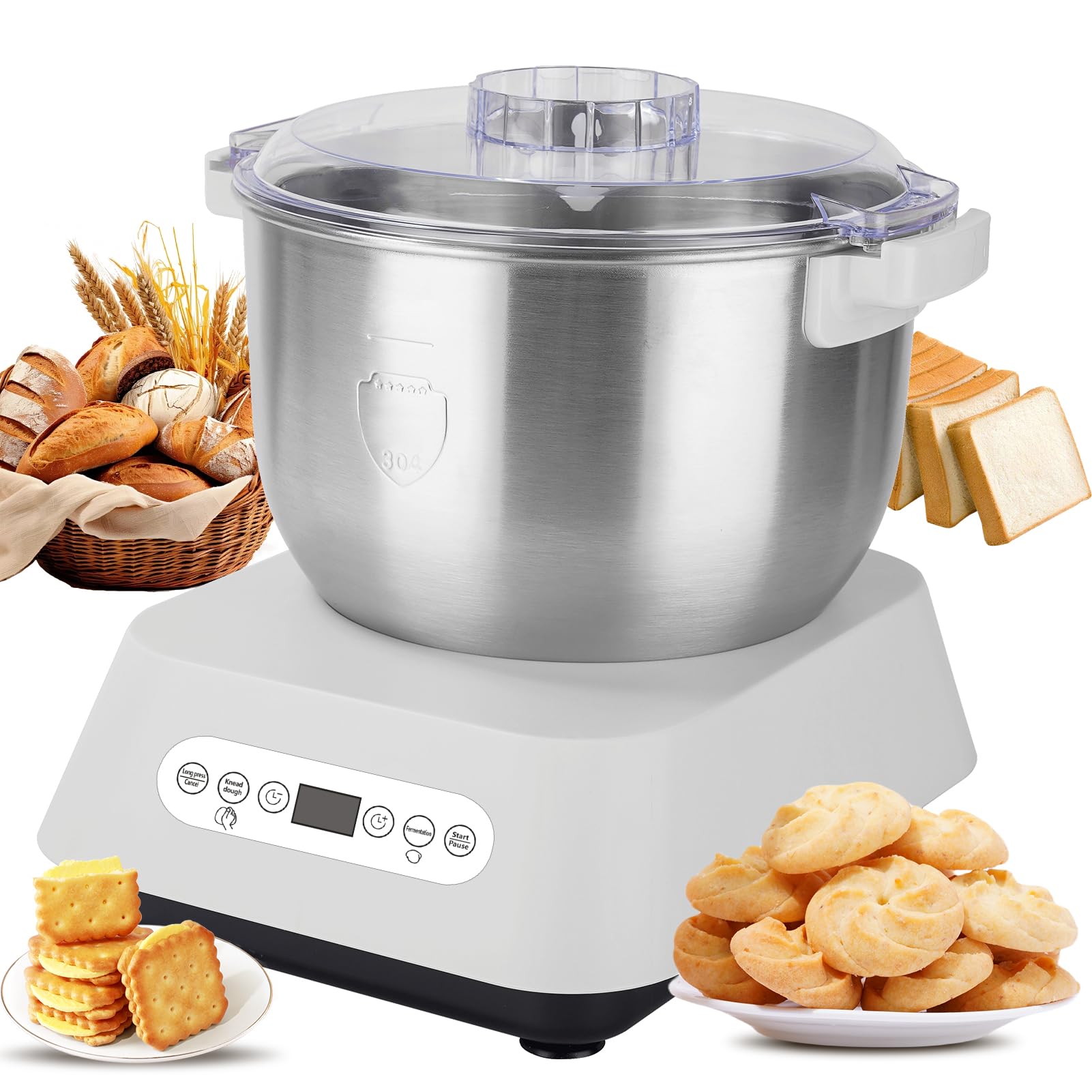 Impastatrice Automatica 7L con Funzione Fermentazione