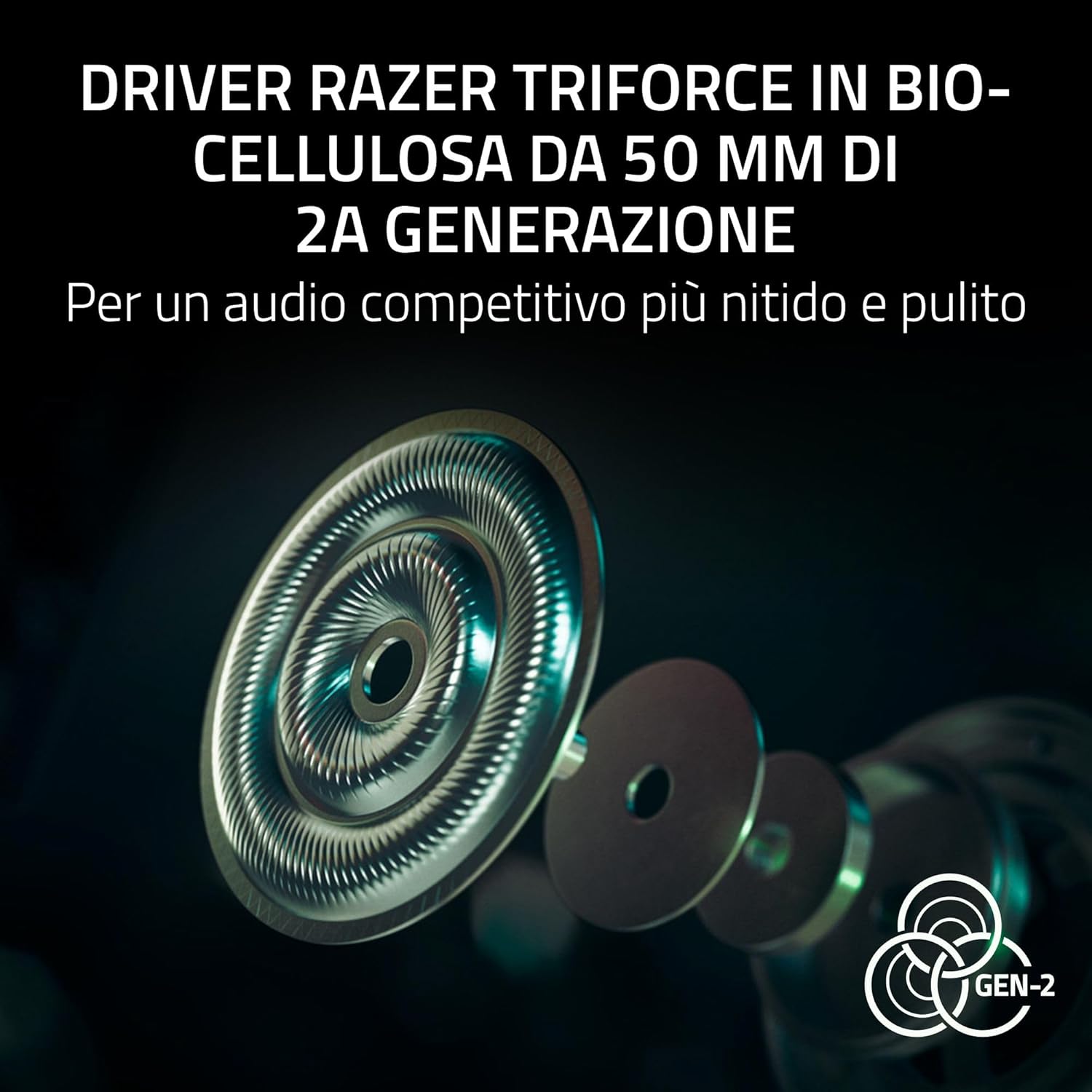 Razer BlackShark V3 Pro XBOX S|X - Cuffie Wireless ANC, Bianco - immagine 6