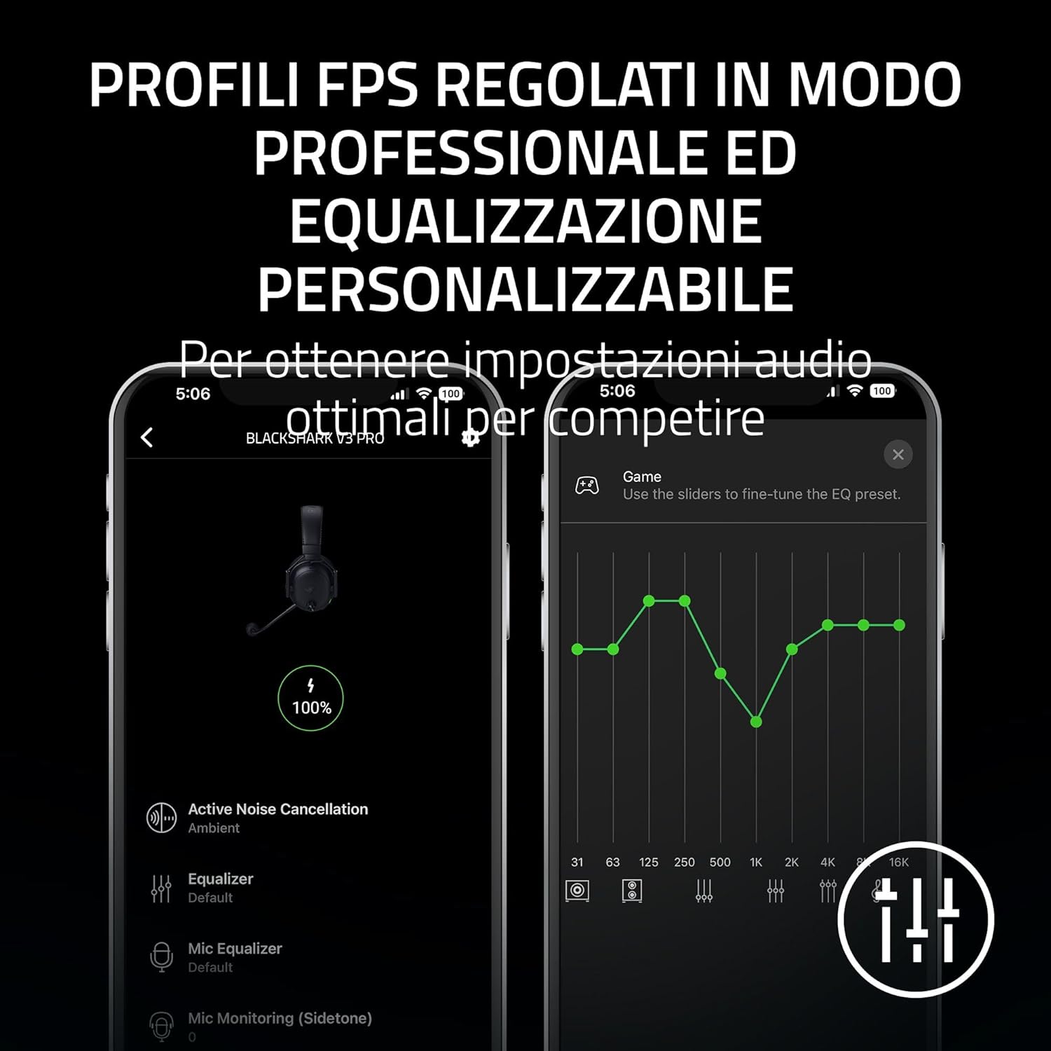 Razer BlackShark V3 Pro XBOX S|X - Cuffie Wireless ANC, Bianco - immagine 9