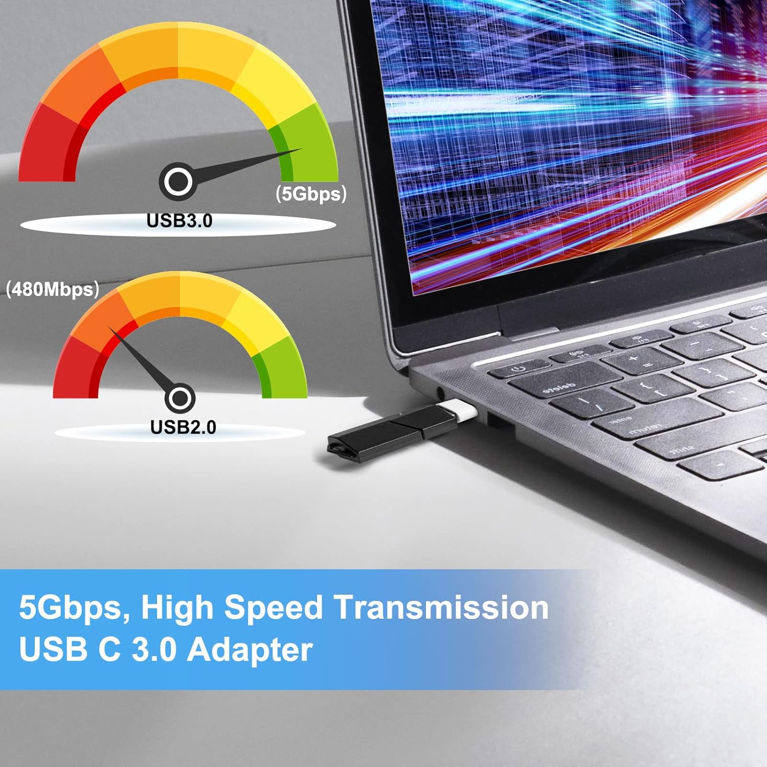 Adattatore USB C (12 pezzi) - USB C su USB - immagine 4