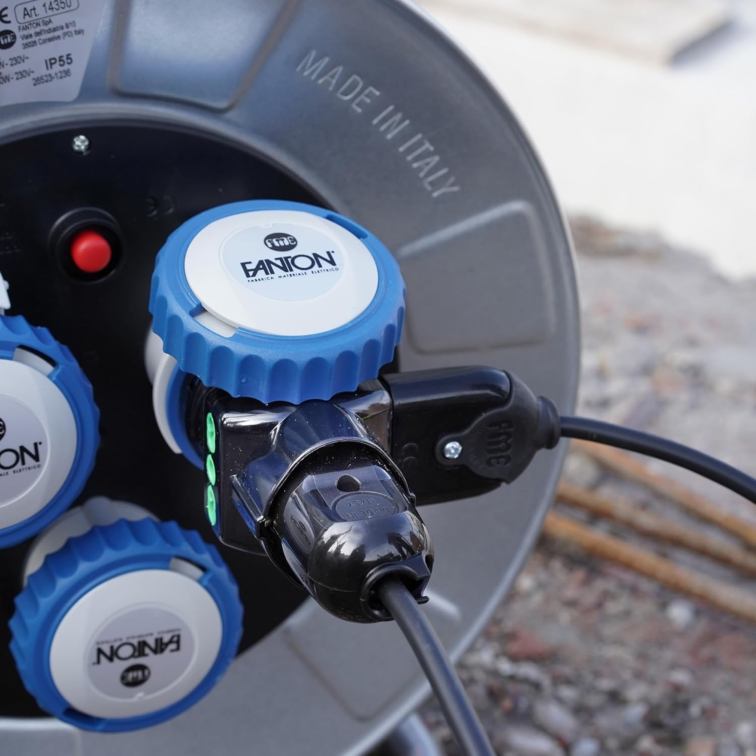 Fanton Adattatore CEE 16A con Presa Bipasso-Schuko - immagine 4