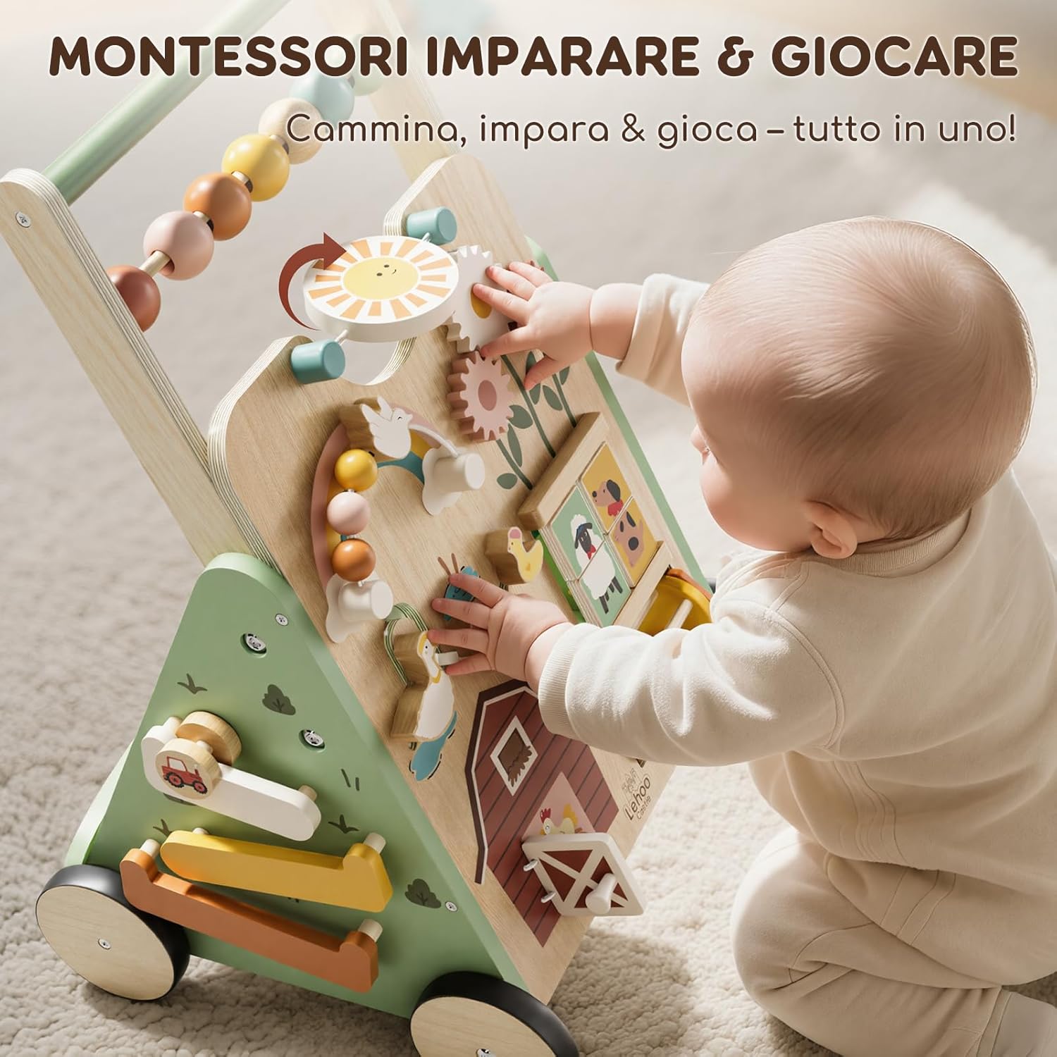 Lehoo Castle Girello in Legno Regolabile - immagine 8