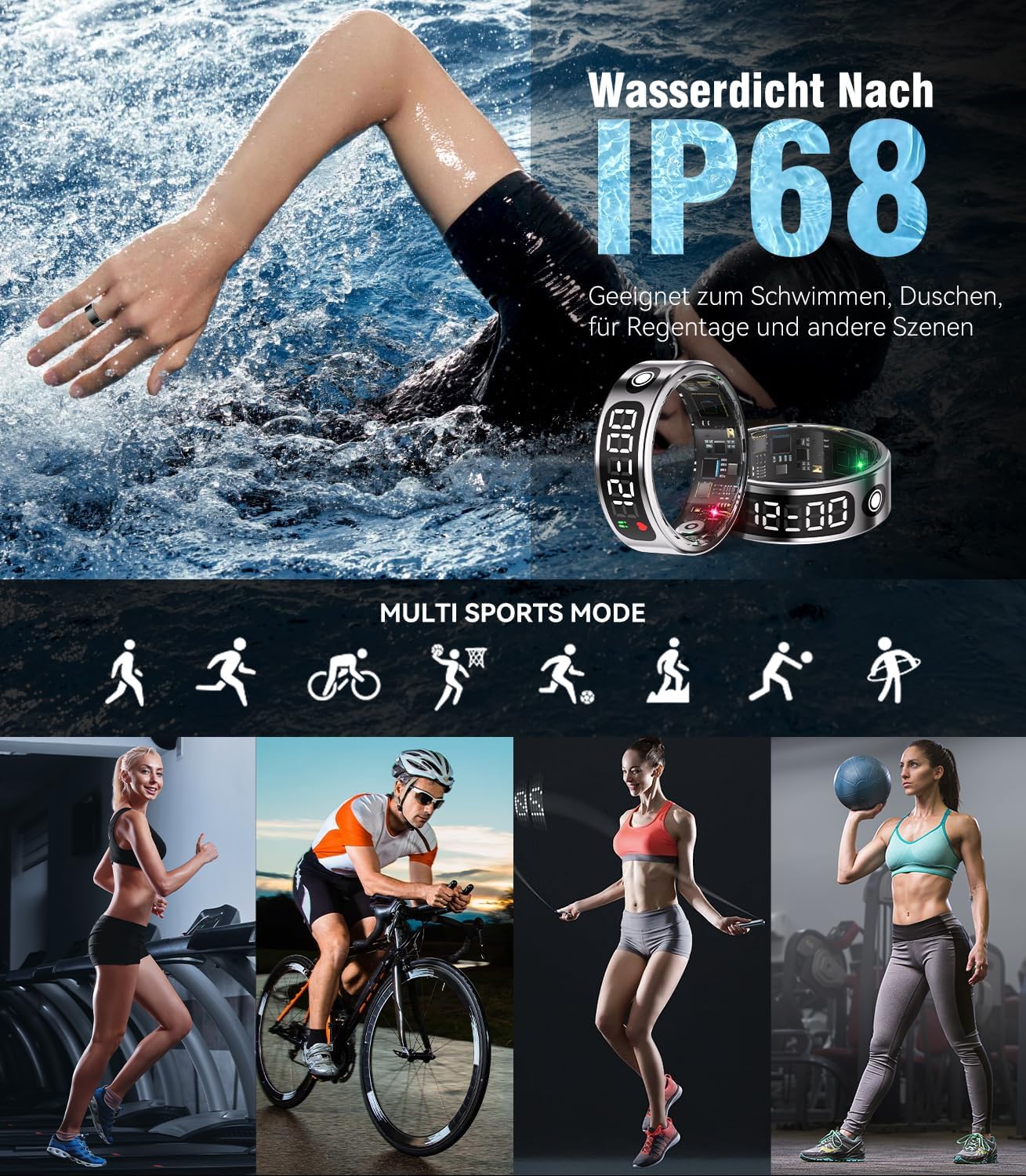 Smart Ring Vantage | 0% -Messfehler + Schlafphasenanalyse - immagine 5