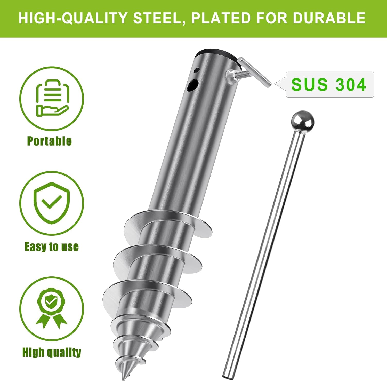 Dolibest Ancoraggio a terra per ombrellone - immagine 2