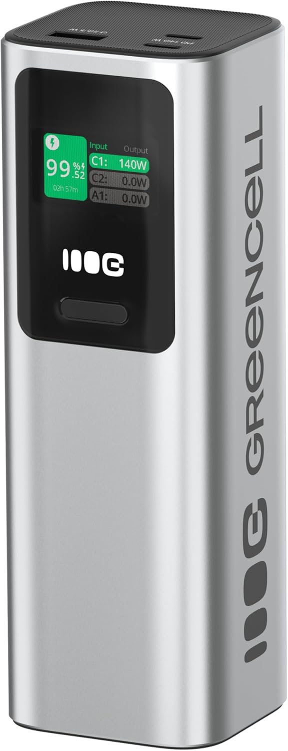 Greencell PowerPlay Ultra Powerbank 25200 mAh 140W - immagine 1