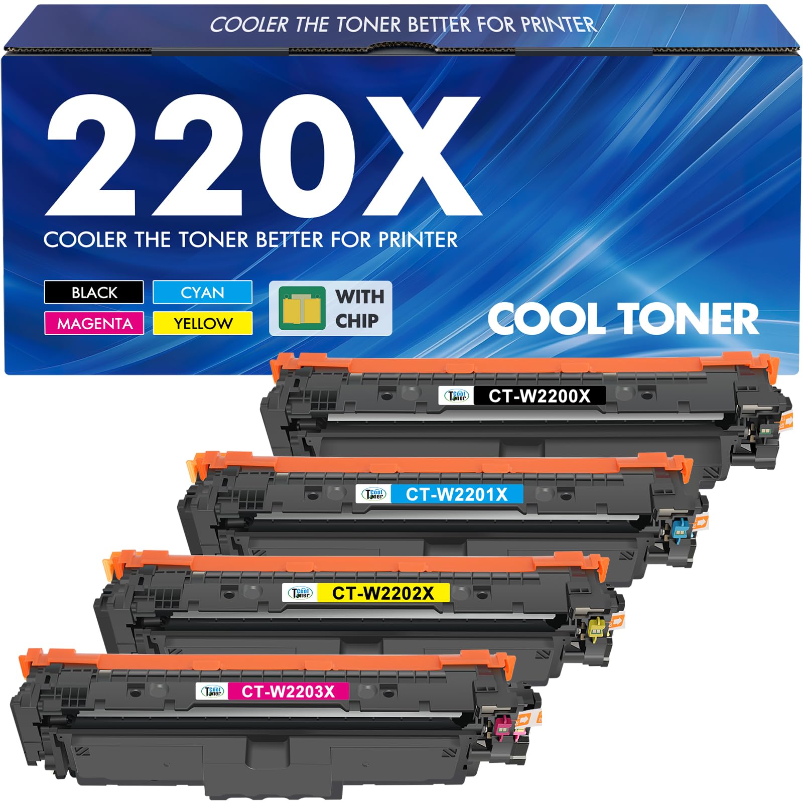 220X 220A Toner Compatibile per HP Color LaserJet Pro