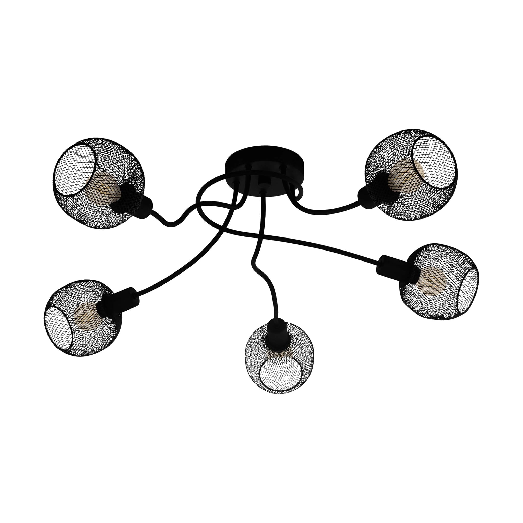 Eglo WRINGTON 1 Lampada da soffitto, Nero