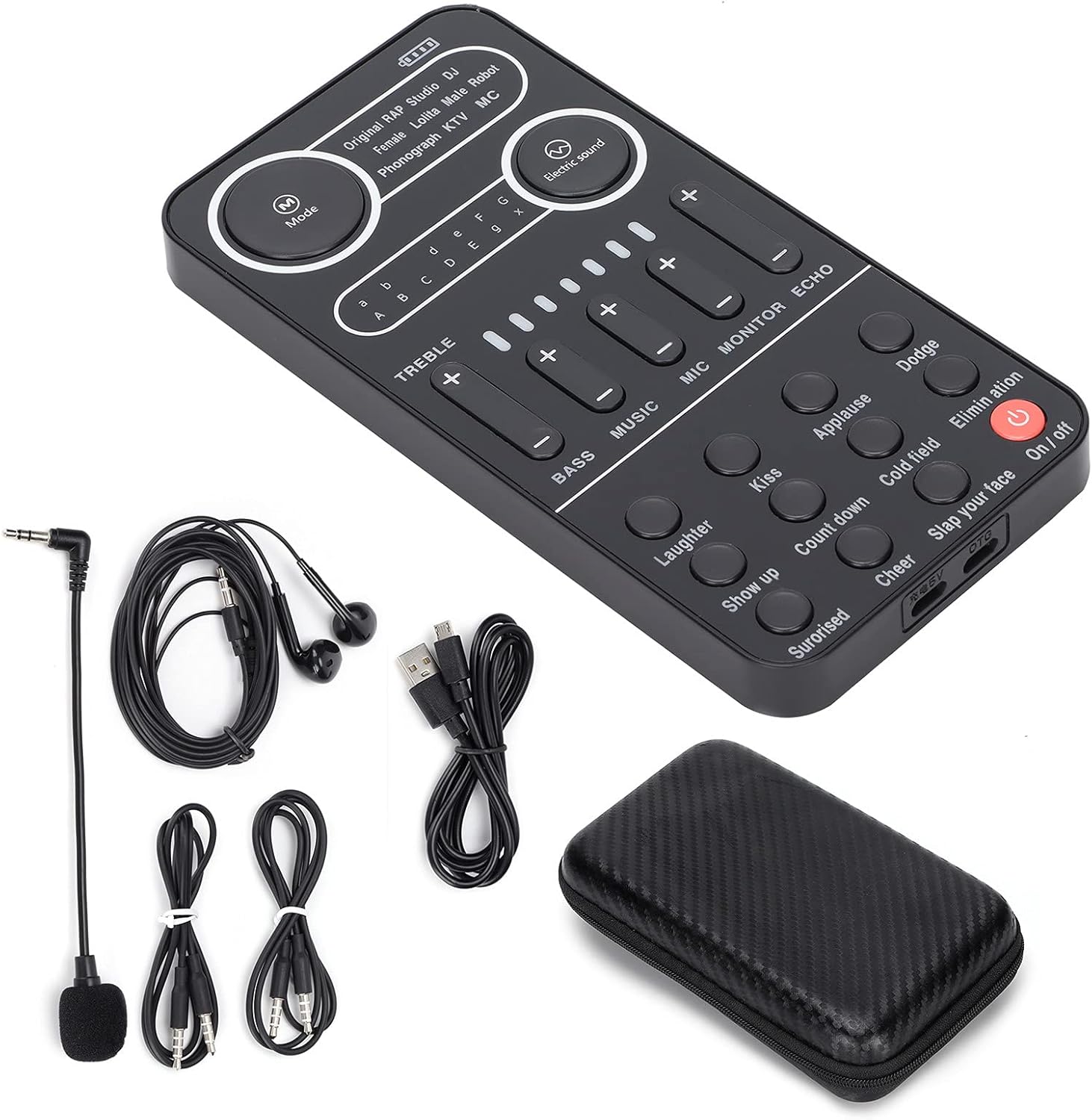 Mixer Audio Live Stream K9 con Scheda Audio e Cuffie - immagine 7