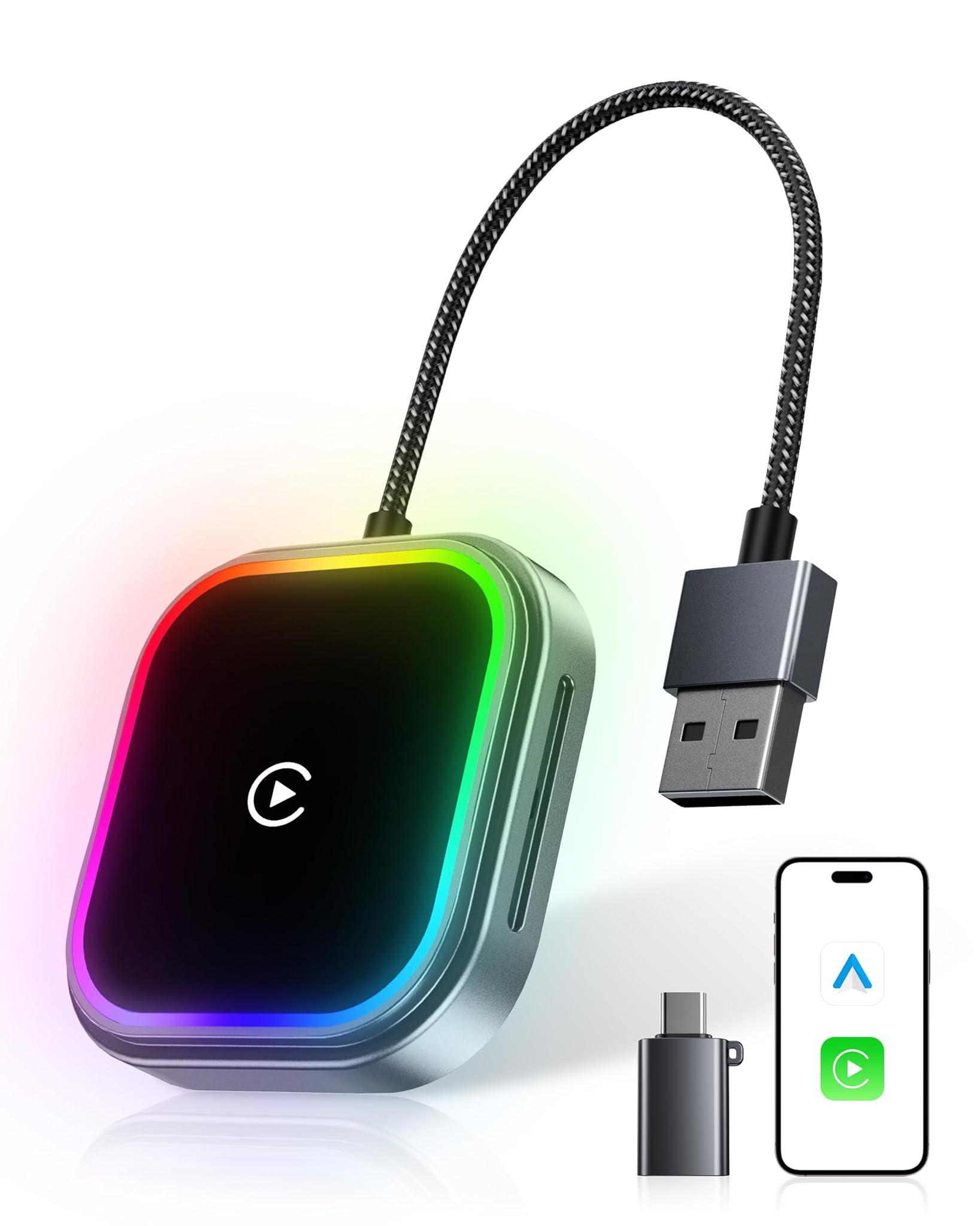 Adattatore CarPlay e Android Auto Wireless Bluetooth V5.3