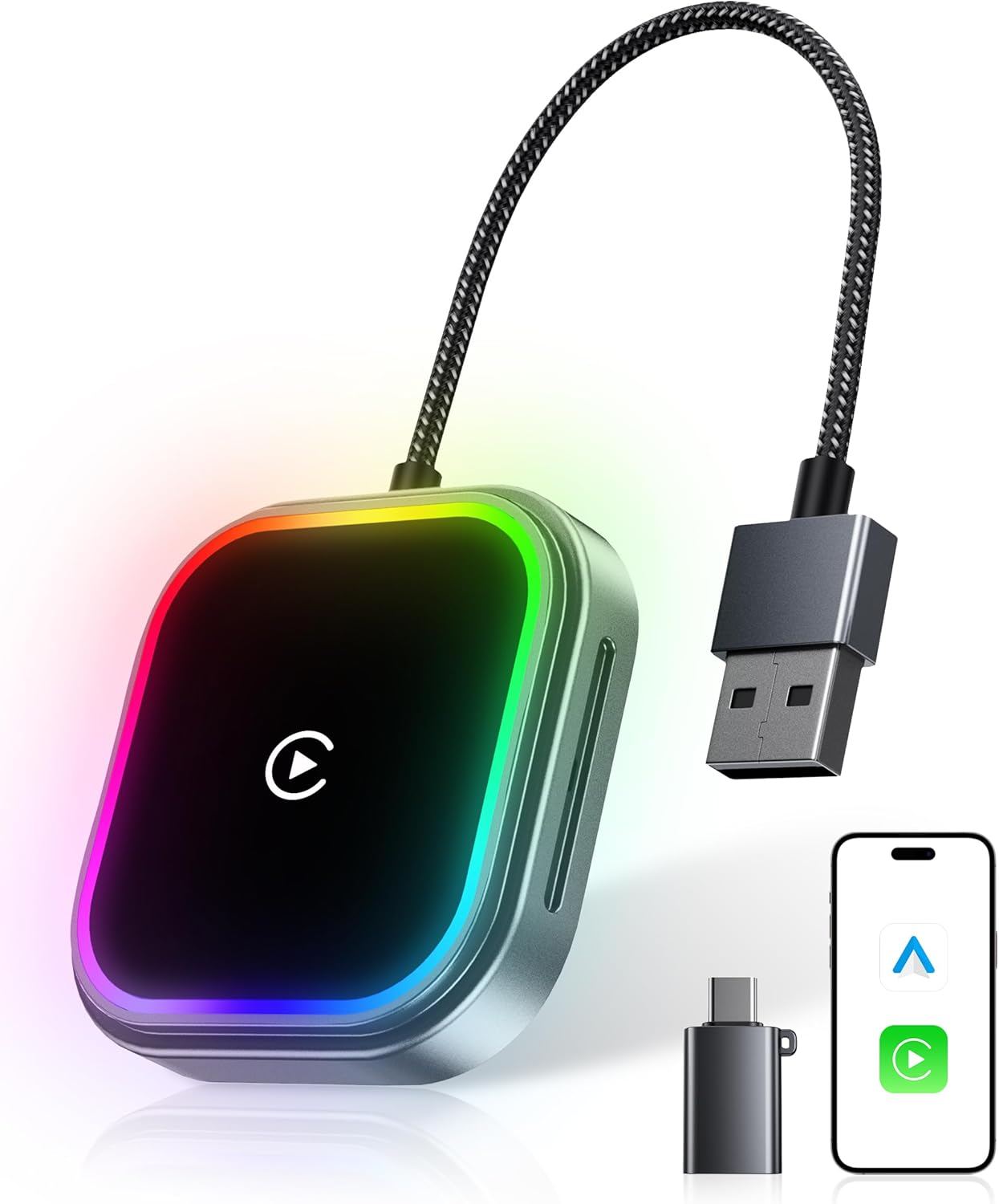 Adattatore CarPlay e Android Auto Wireless Bluetooth V5.3 - immagine 1