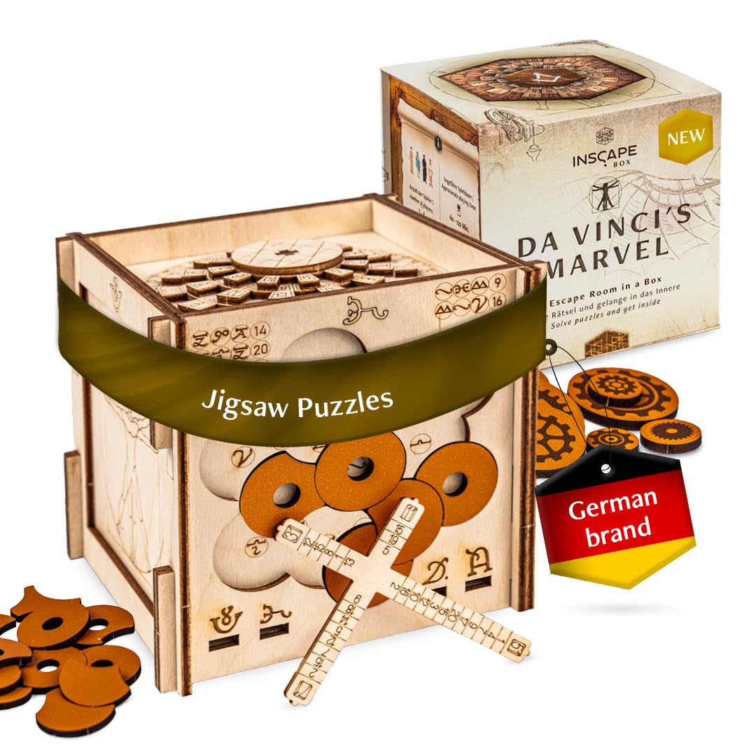Inscape Da Vinci's Marvel - Scatola Puzzle in Legno 3D