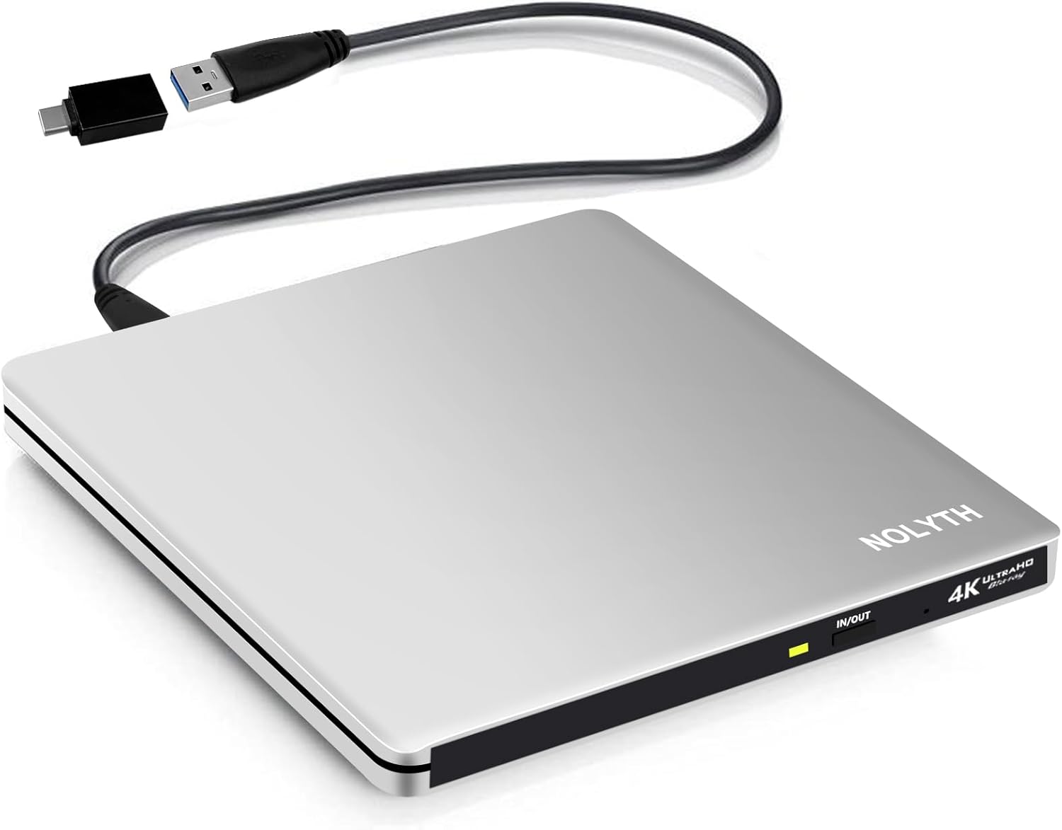 Nolyth Unità Esterna Blu Ray USB 3.0 Type-C UHD 4K - immagine 1