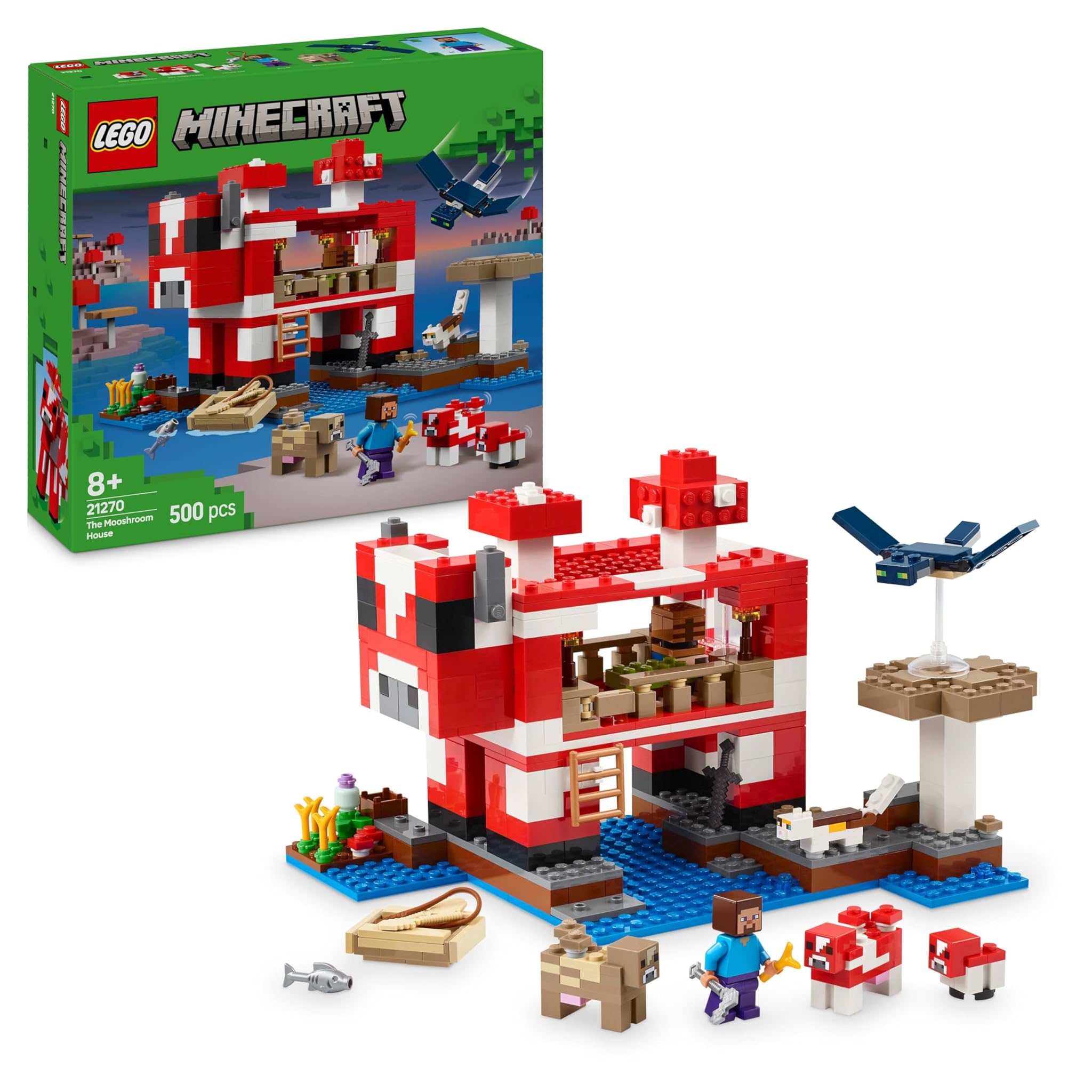 Lego Minecraft La Casa del Mooshroom 21270