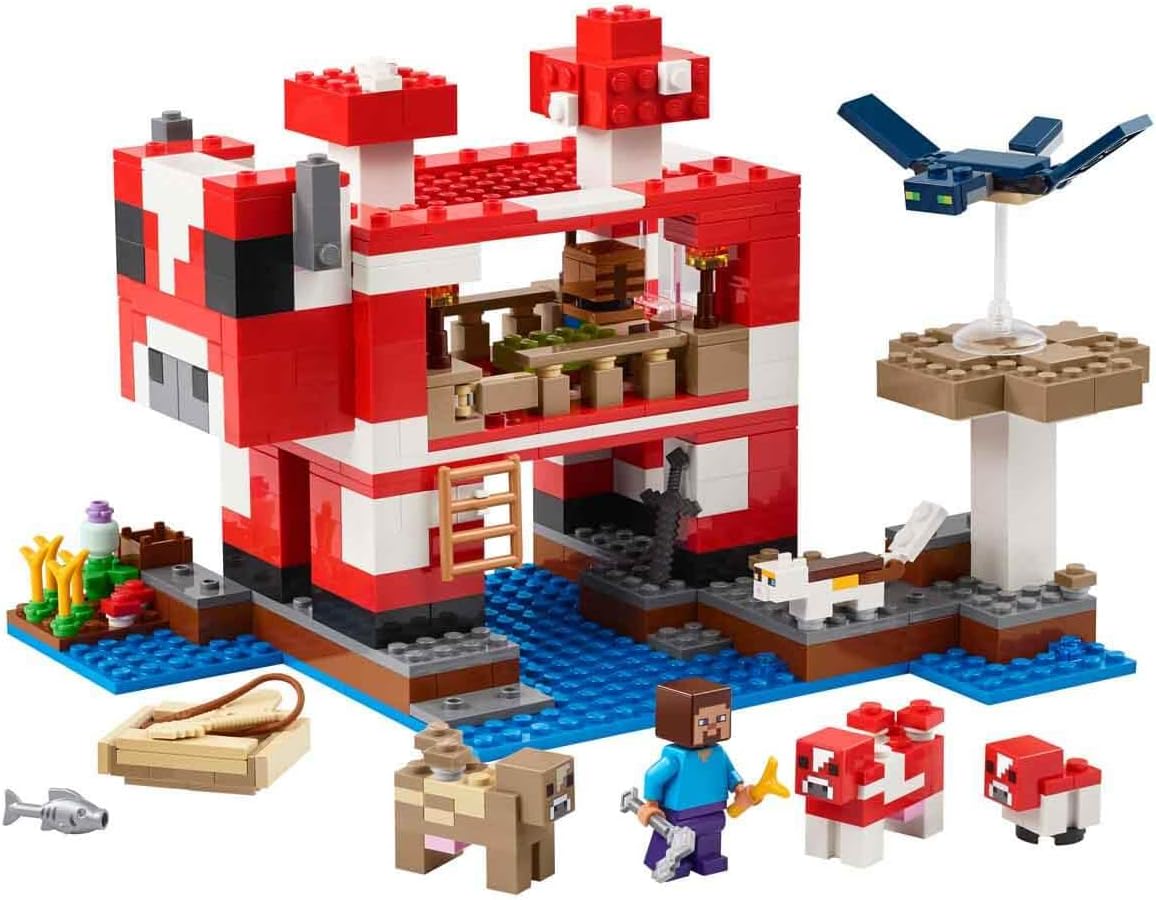 Lego Minecraft La Casa del Mooshroom 21270 - immagine 3