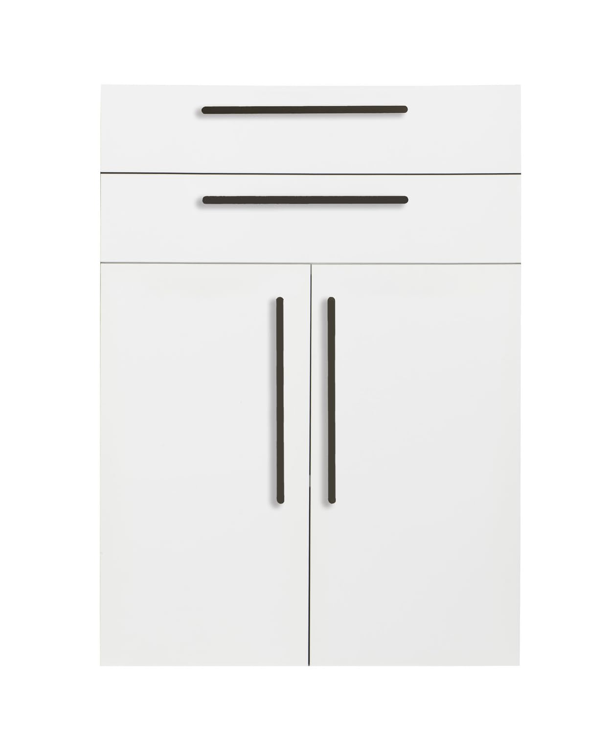 Composad Coppia Ante e Cassetti RILEGA per Librerie, Bianco