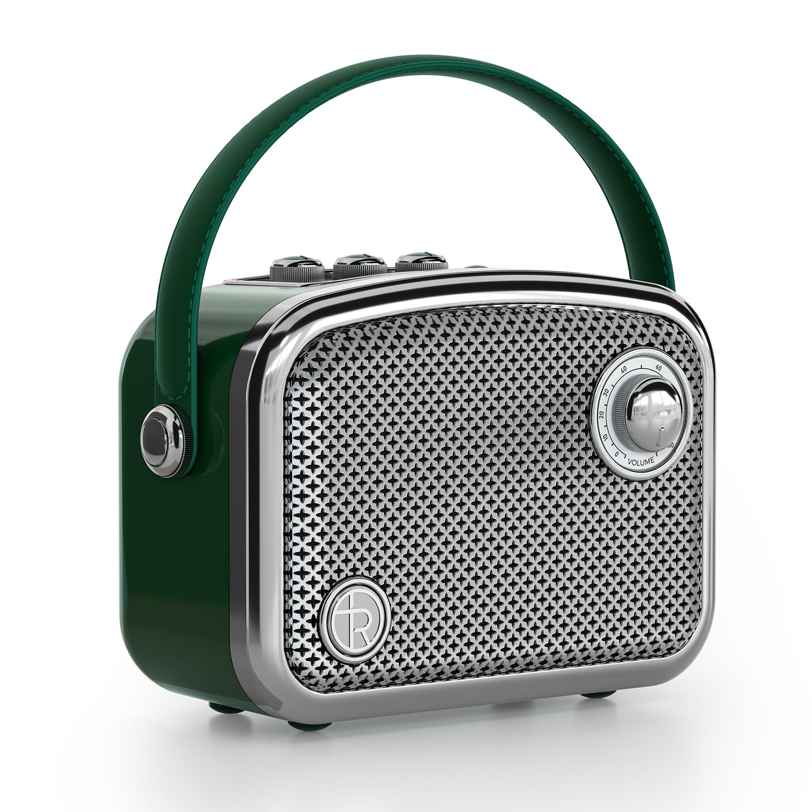 Altoparlante Bluetooth Portatile Stile Vintage, Verde
