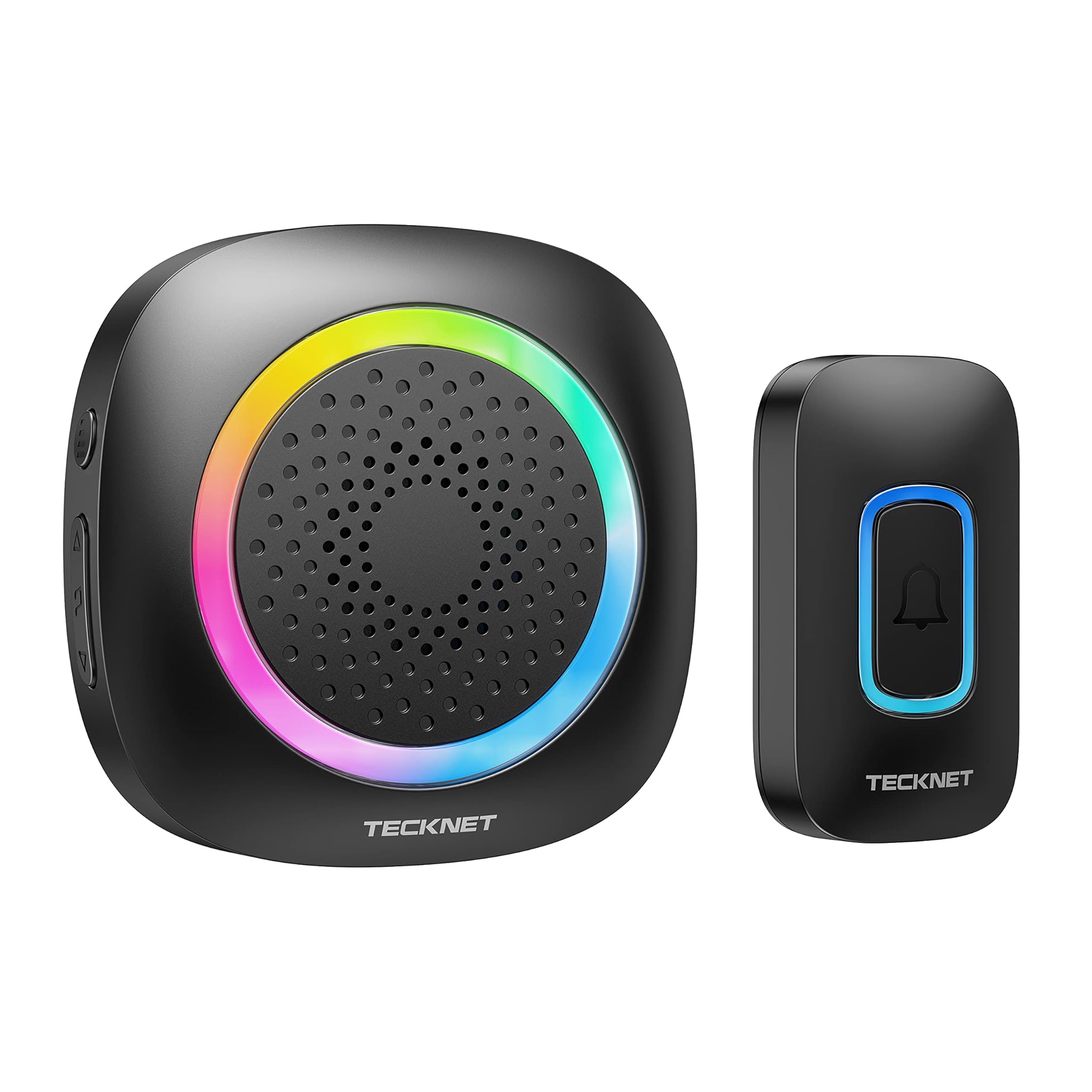 TECKNET Campanello Senza Fili da Esterno IP66, Black