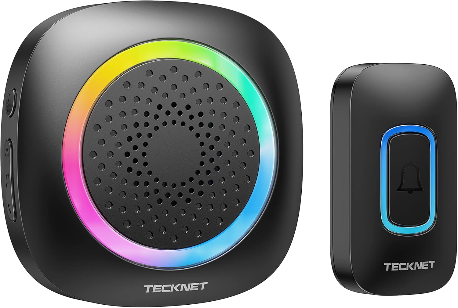 TECKNET Campanello Senza Fili da Esterno IP66, Black - immagine 1