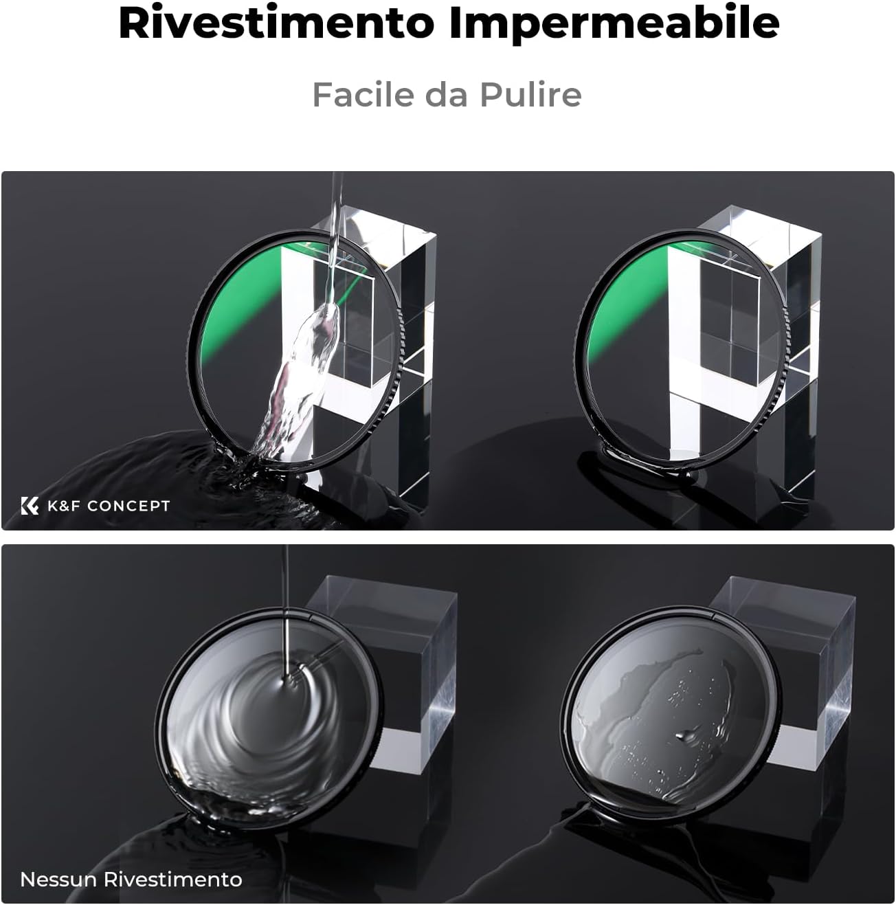 K&f Concept Nano-Dazzle Filtri Kit 49mm - immagine 4