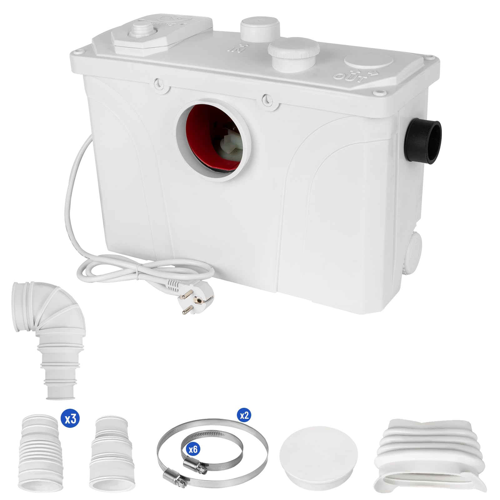 WC con Sistema di Sollevamento Potente 700W