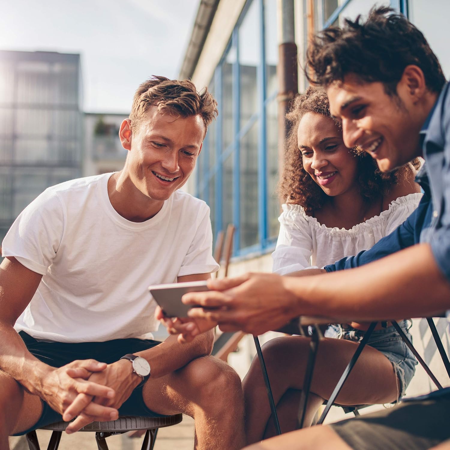 Relaxdays Sgabello Pieghevole Bastian, Marrone - immagine 5