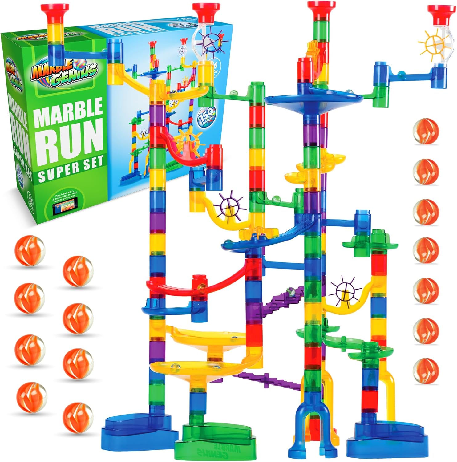 Marble Genius Marble Run - Labirinto 150 Pezzi - immagine 1