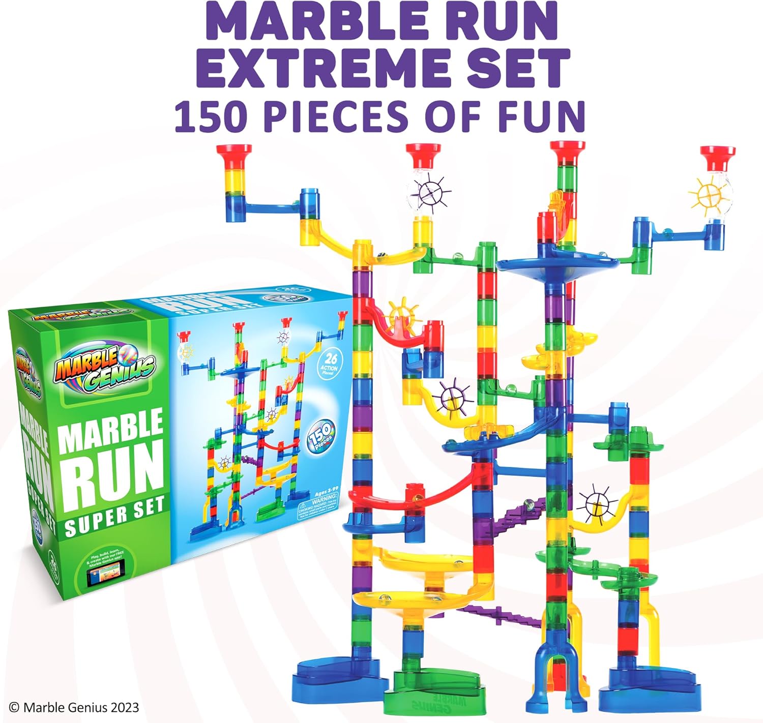 Marble Genius Marble Run - Labirinto 150 Pezzi - immagine 2