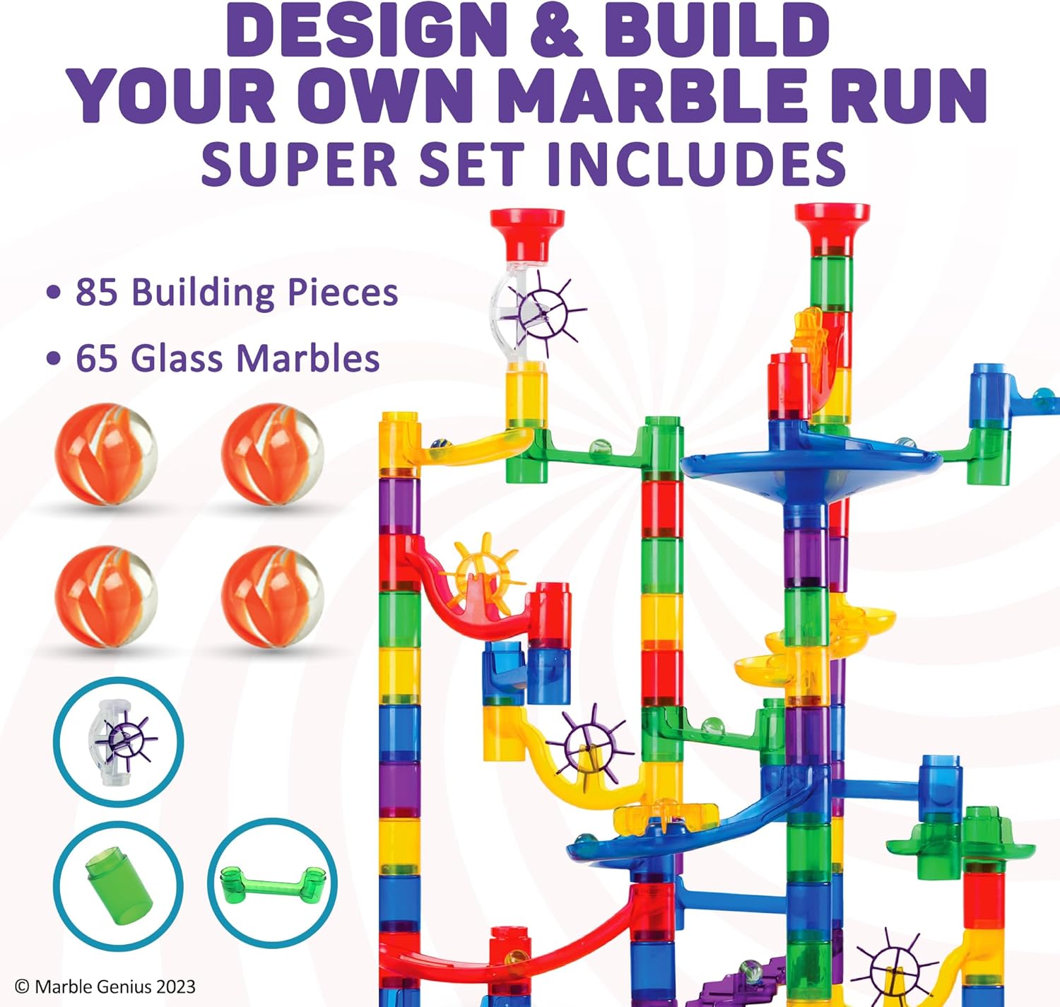 Marble Genius Marble Run - Labirinto 150 Pezzi - immagine 3