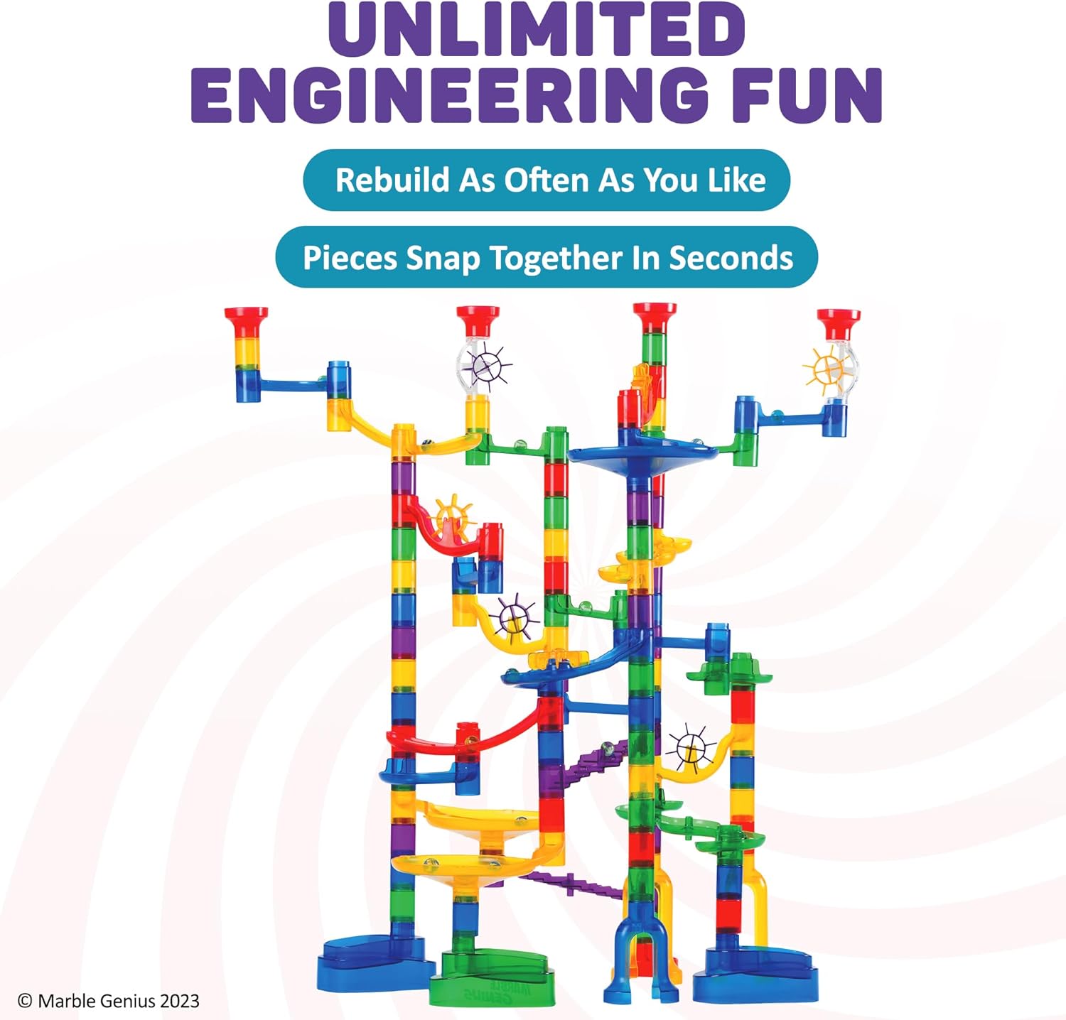 Marble Genius Marble Run - Labirinto 150 Pezzi - immagine 4