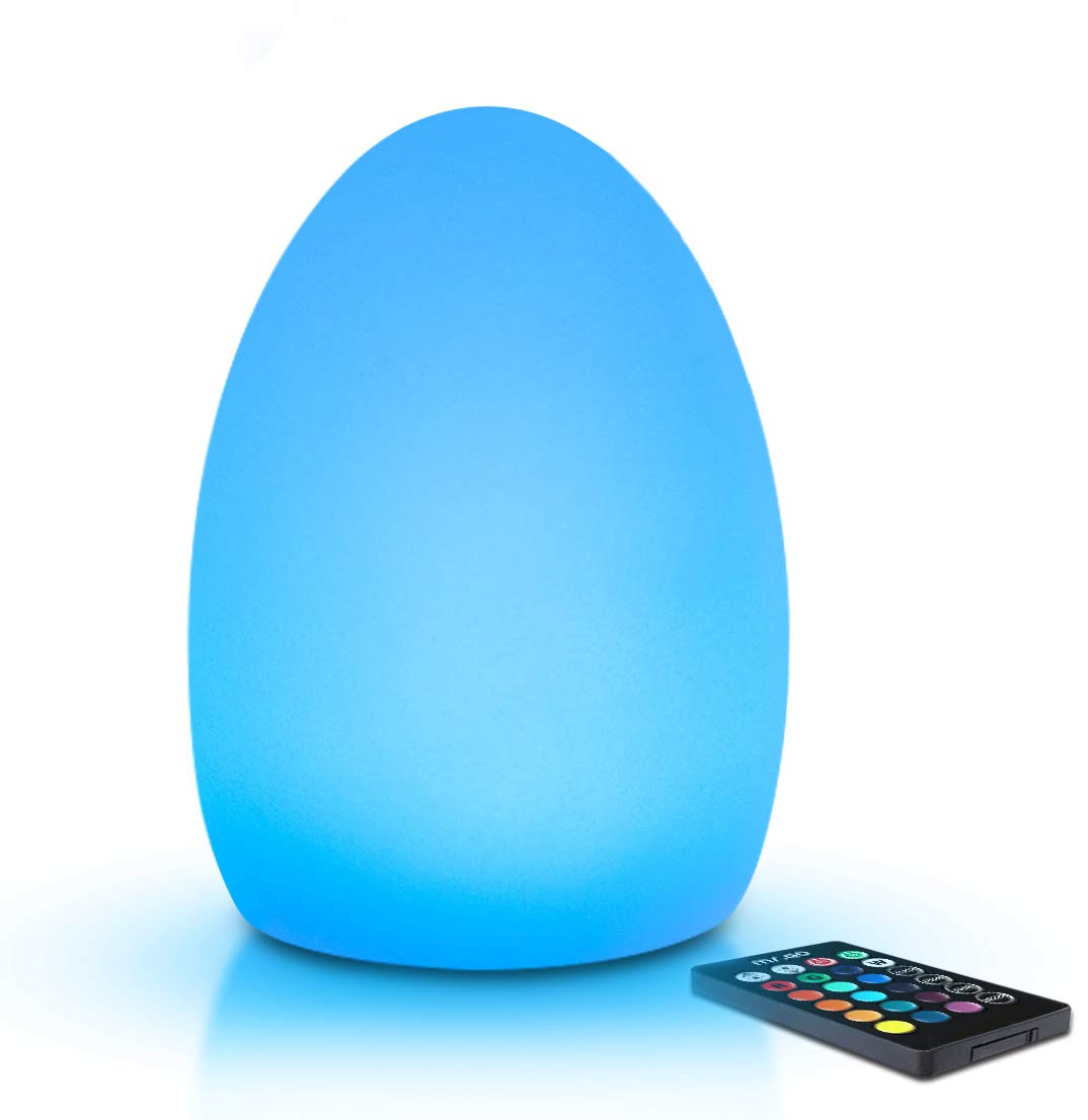 Lampada da Comodino Ricaricabile a 16 Colori