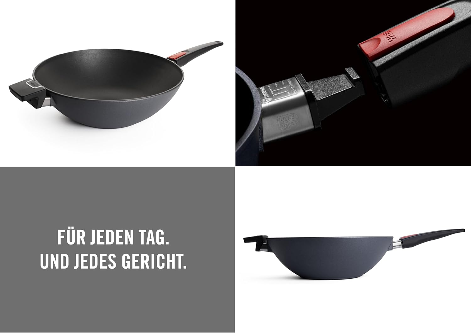 Woll 11034DPSL - Wok Diamond Lite con Coperchio 34 cm - immagine 2