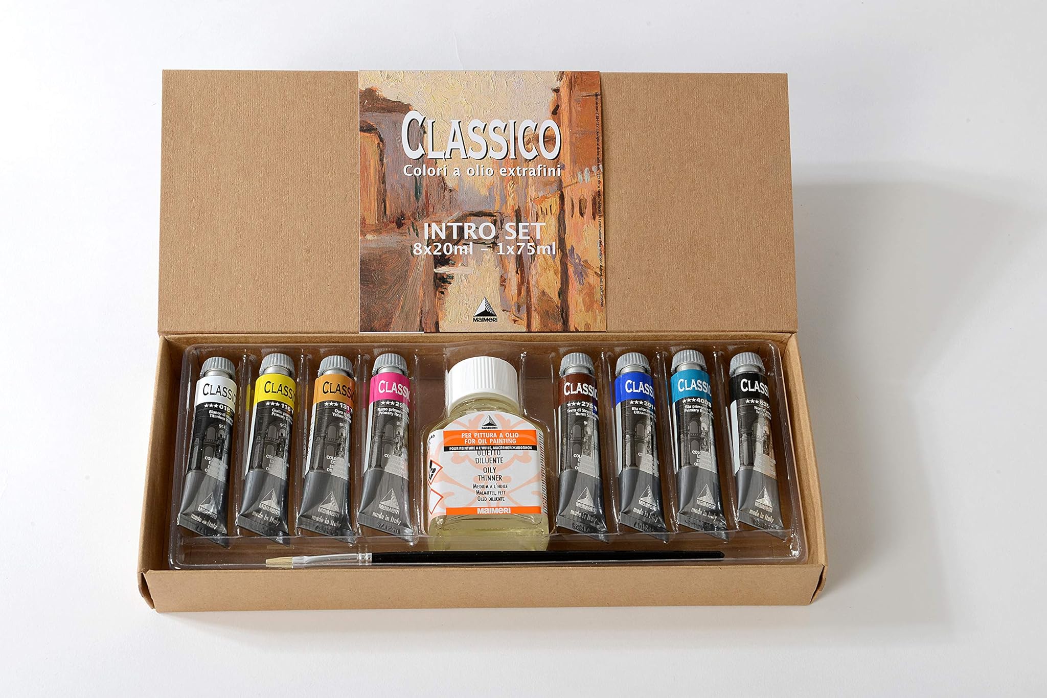 Maimeri Set Colori a Olio Classico 8 tubi 20ml