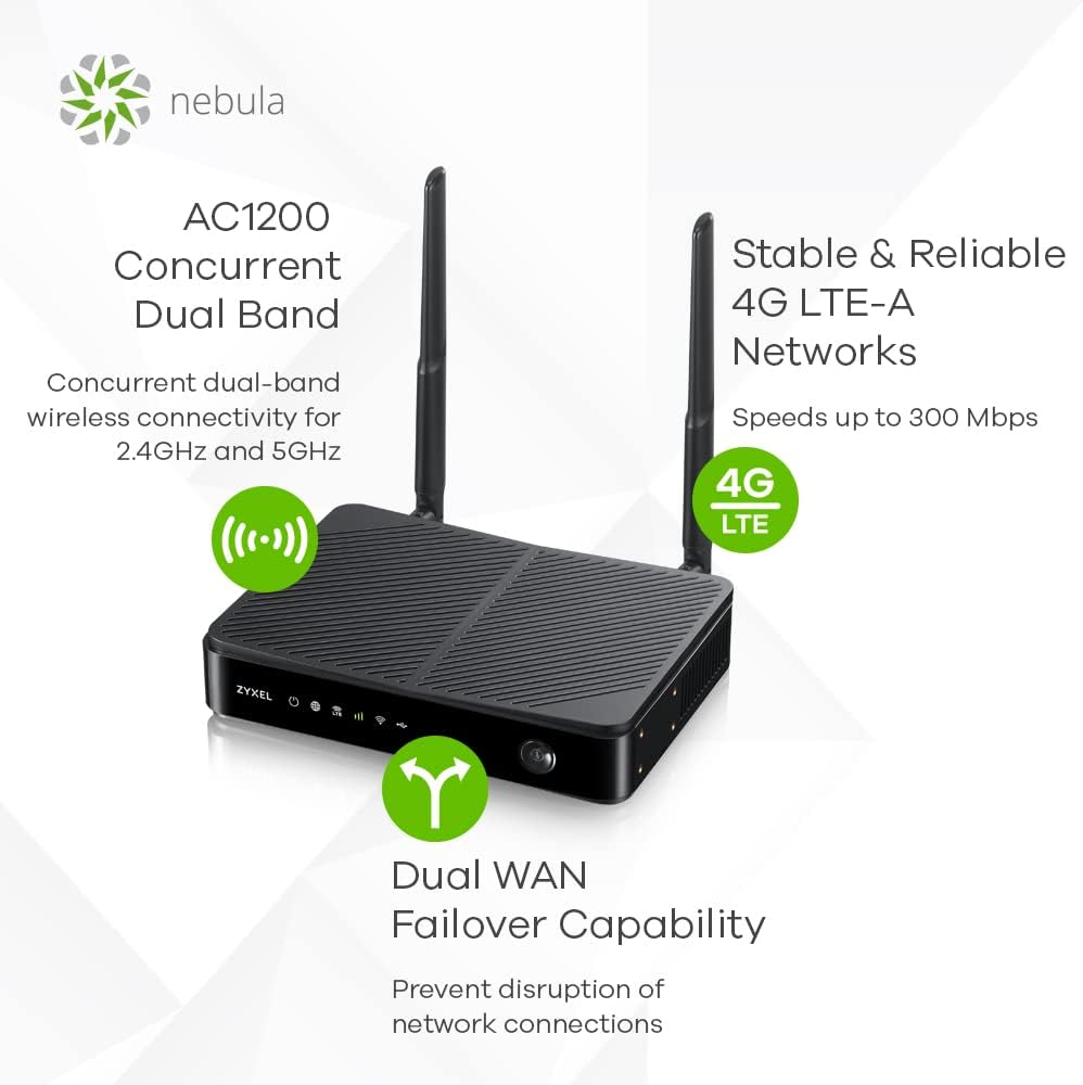 Zyxel Router 4G LTE-A 300 Mbps Nebula LTE3301-PLUS - immagine 4